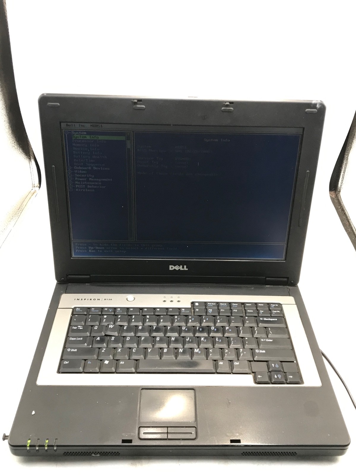 Dell Inspiron B120 Intel Celeron M 15″ Laptop -BOOTS BIOS- MZ