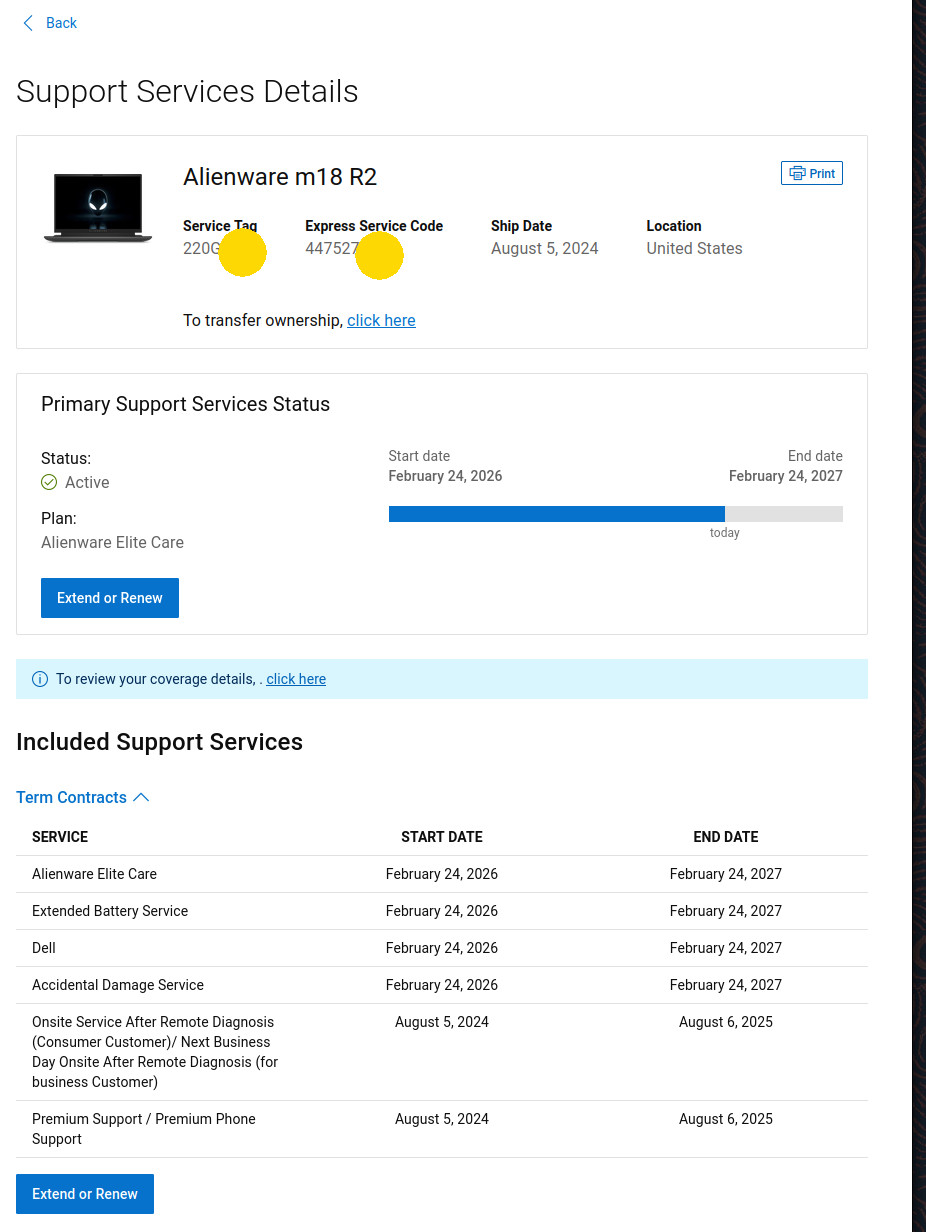 ALIENWARE M18 R2 i9-14900HX 64GB 1TB SSD RTX 4080 18″ QHD+ 165Hz WARRANTY 2027