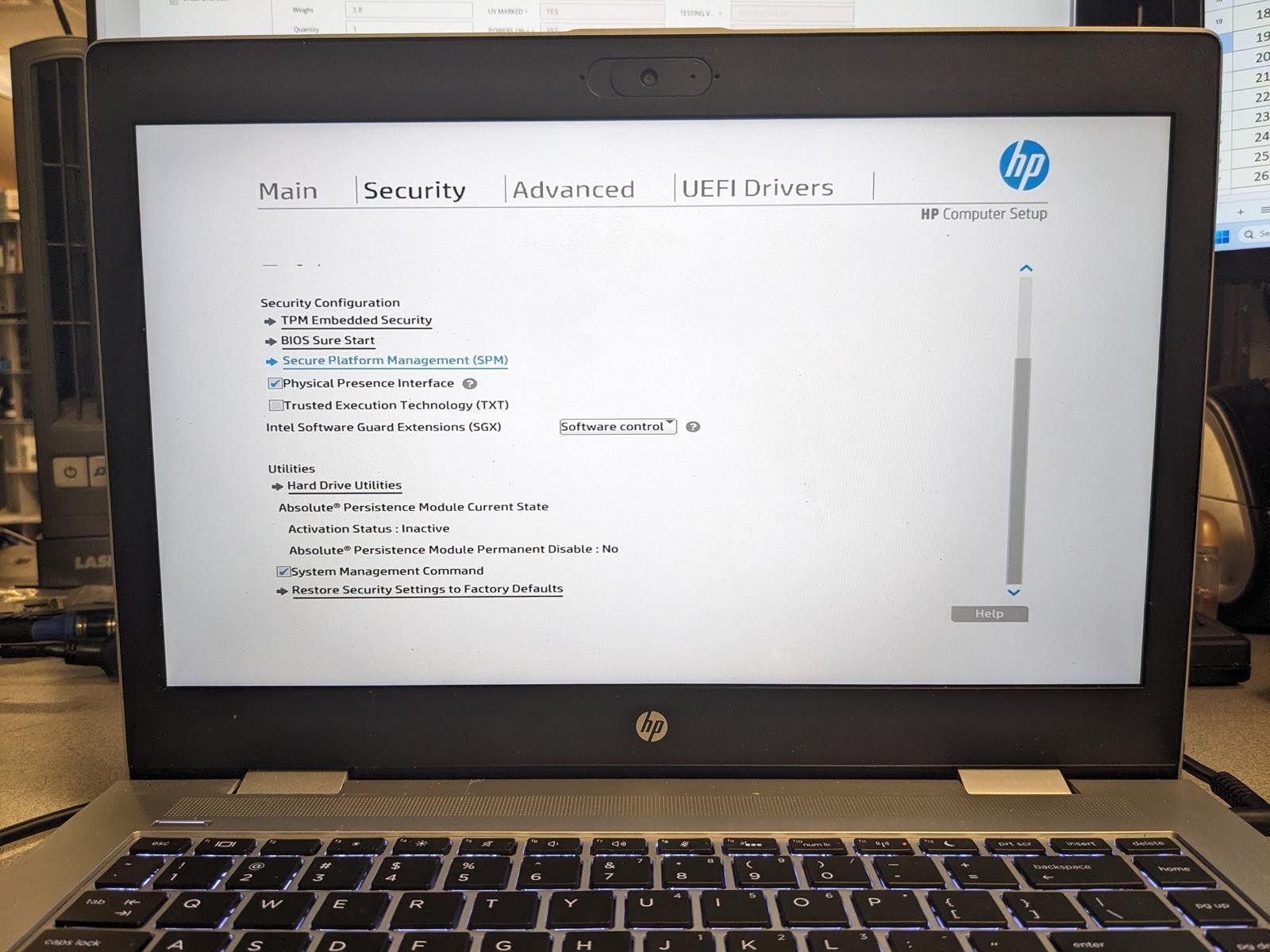 HP PROBOOK 640 G4 i5-8350U @ 1.70GHz, 8GB RAM, NO HDD/OS