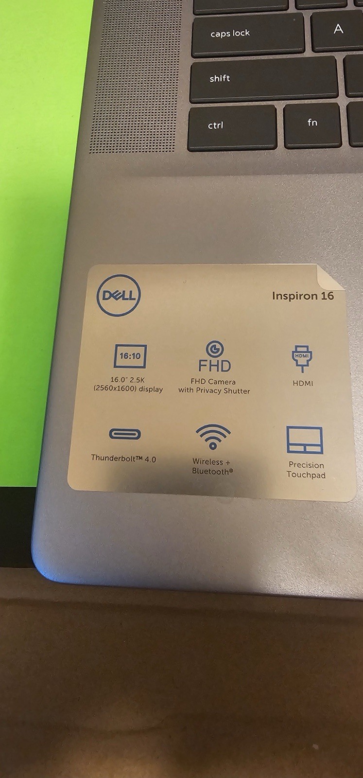Dell Inspiron 16 Plus 7640 16″ Ultra 9 185H 16GB DDR5 512GB SSD Windows 11 Home