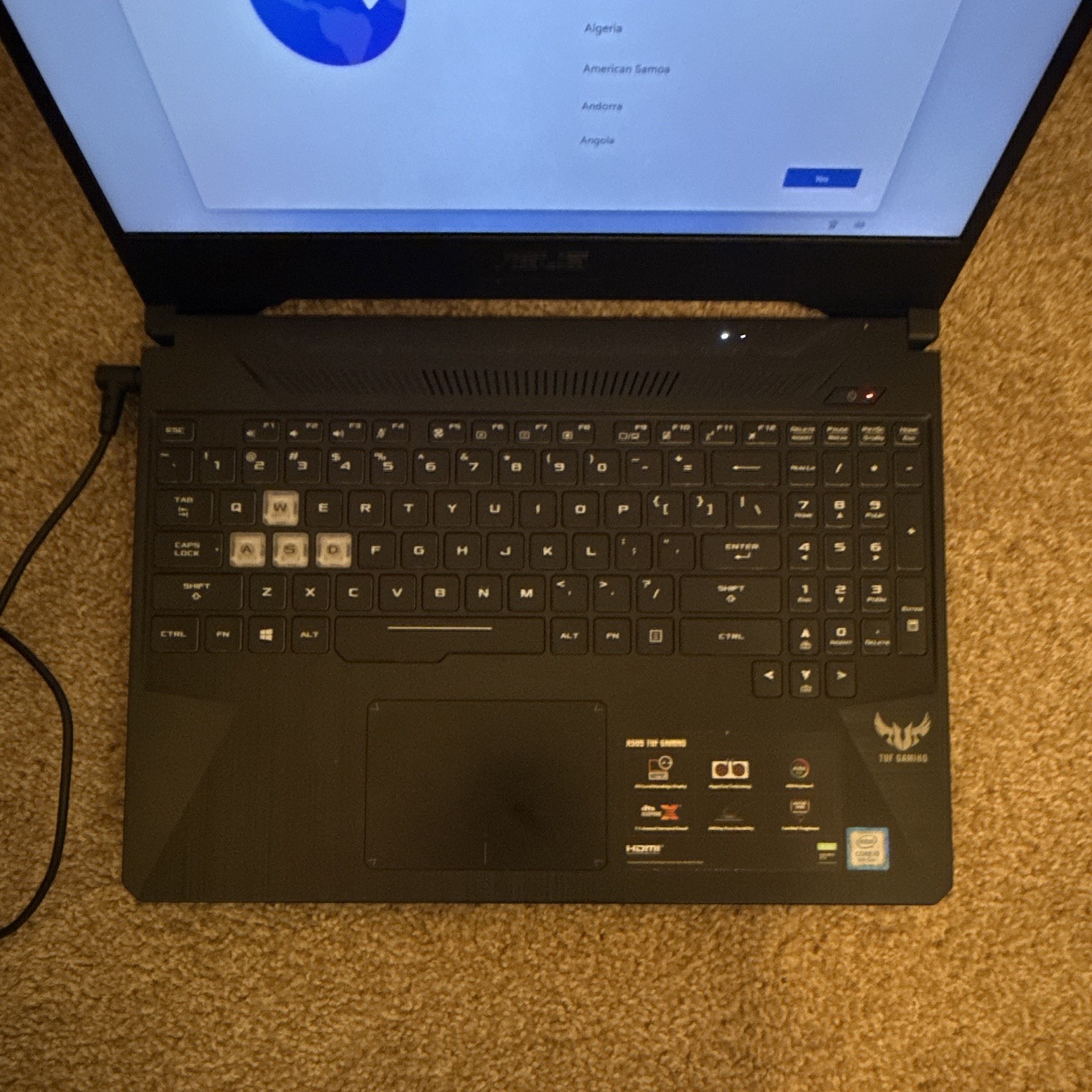 ASUS TUF Gaming i5-9300H 8GB RAM 512 GB SSD GTX 1650 15.6in FHD Win11 Black