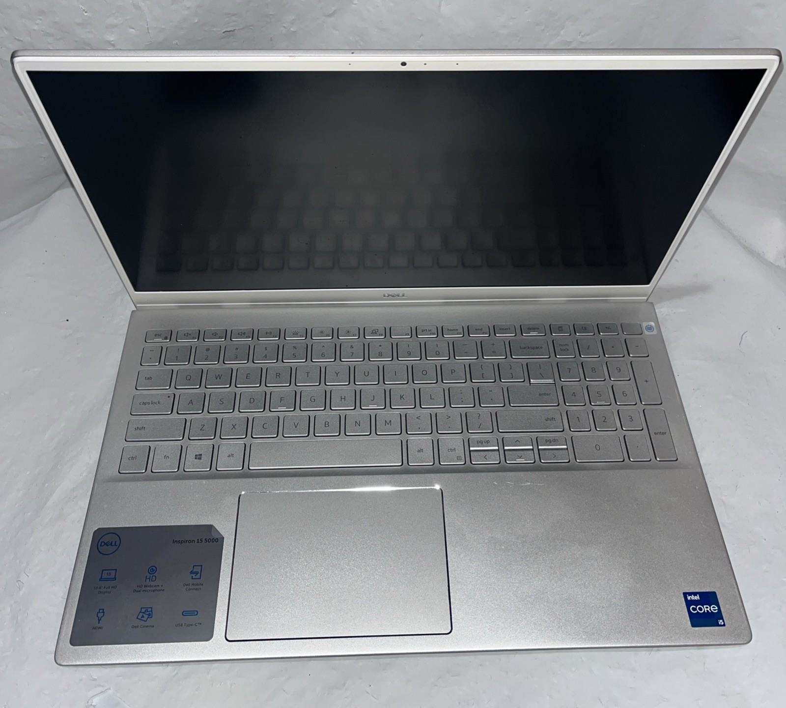 Dell Inspiron 5502 15.6″ i5-1135G7@2.40GHz, 16GB RAM, 256GB M2, W11H *READ