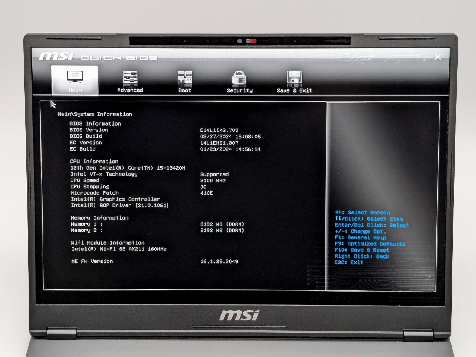 MSI Commercial 14 H A13MG 14″ FHD+ 13TH I5-13420H 512GB SSD 16GB W11P Warranty