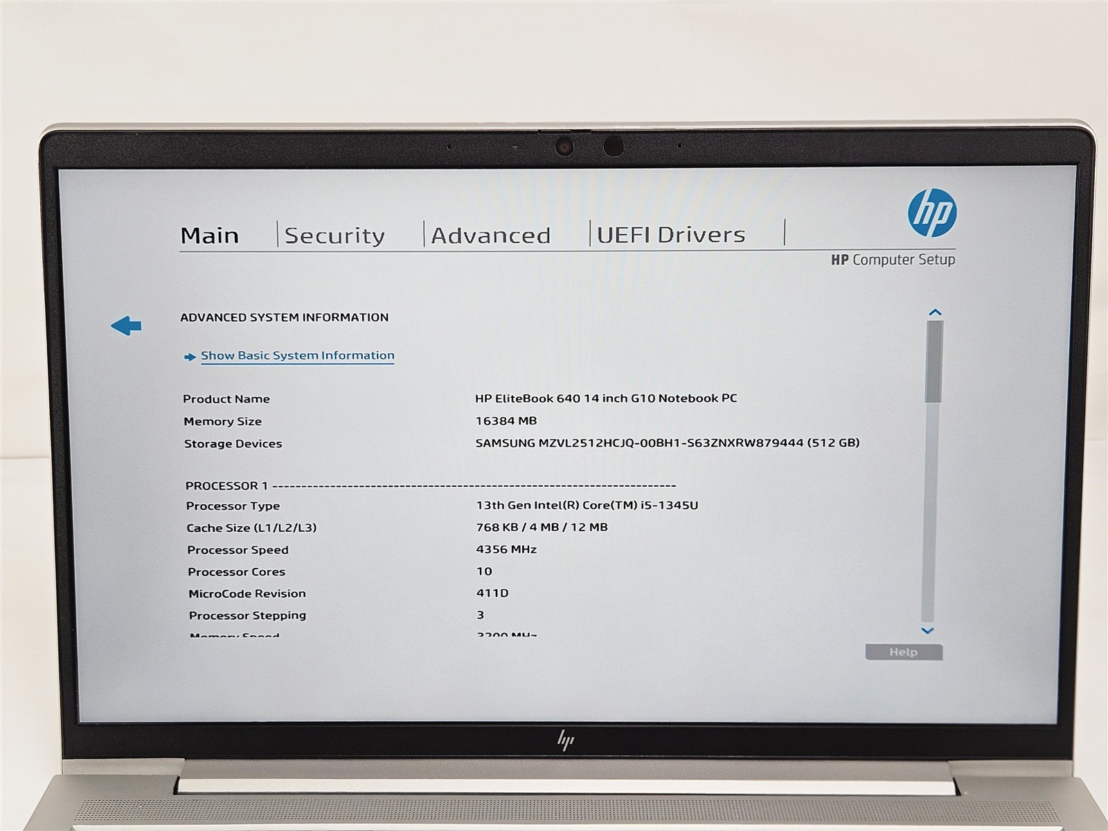 HP EliteBook 640 G10 i5-1345U 16GB RAM 512GB SSD Iris Xe 14″ Laptop No OS