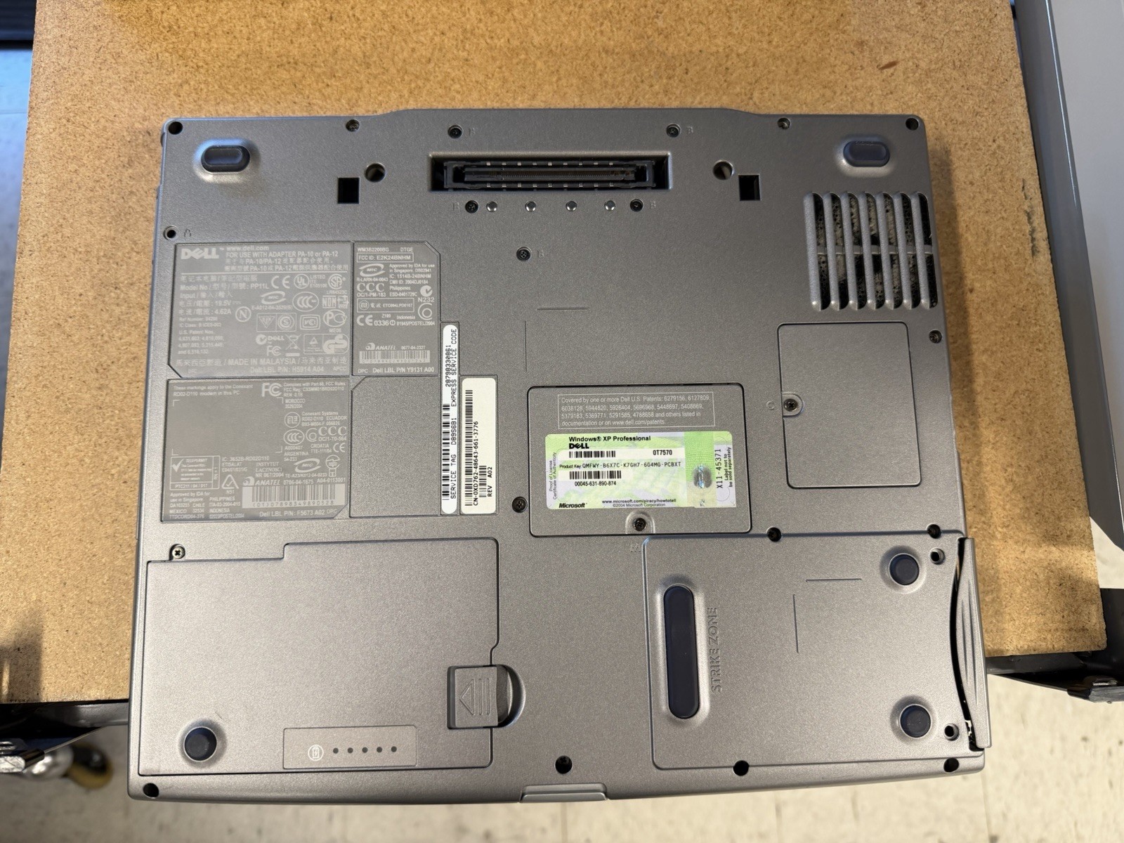 Dell Latitude D610 – Includes Charger And Dock, No HDD