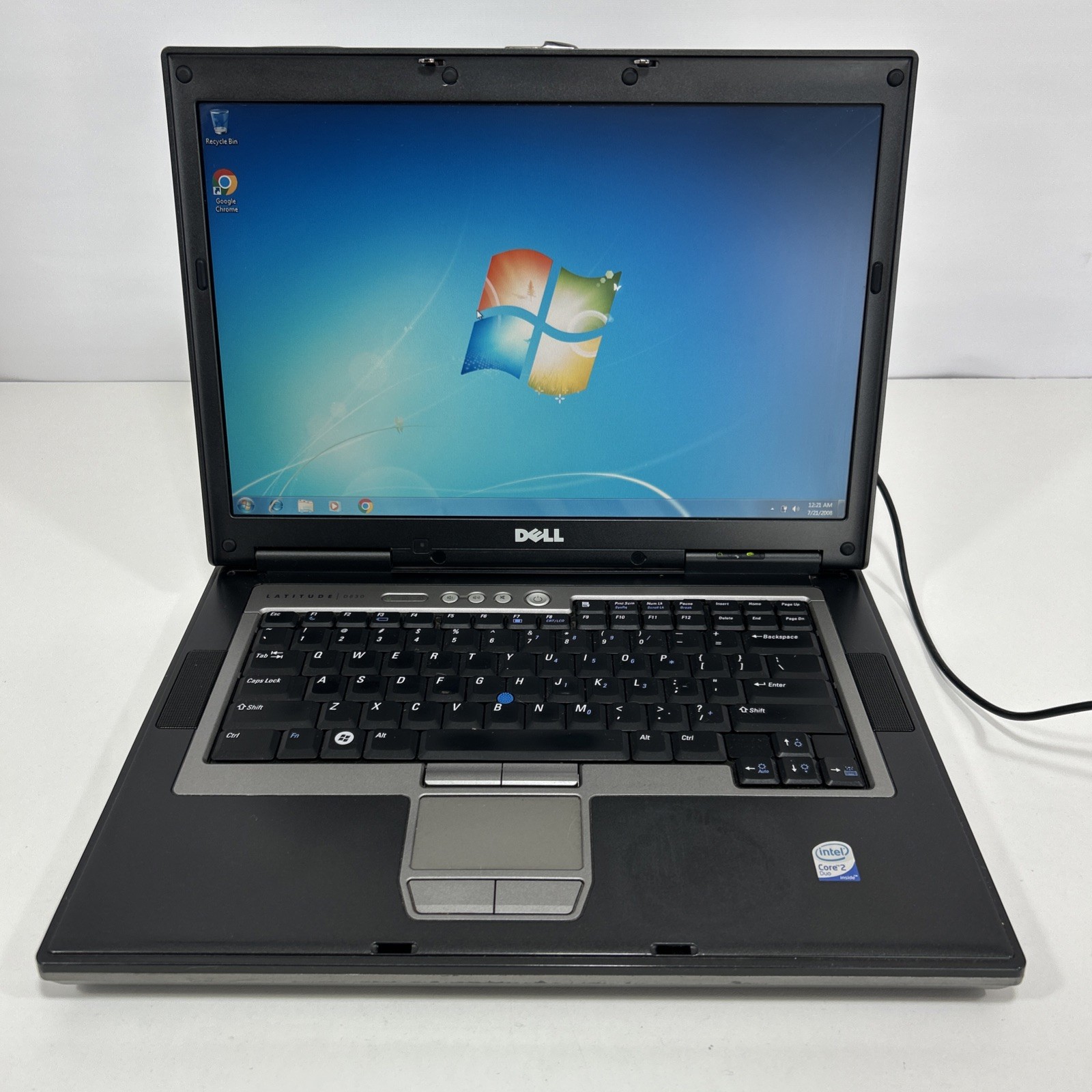 Dell Latitude D830 Core 2 Duo 2GB Ram 500GB HDD Win7Pro/WinXP Charger NO BATTERY