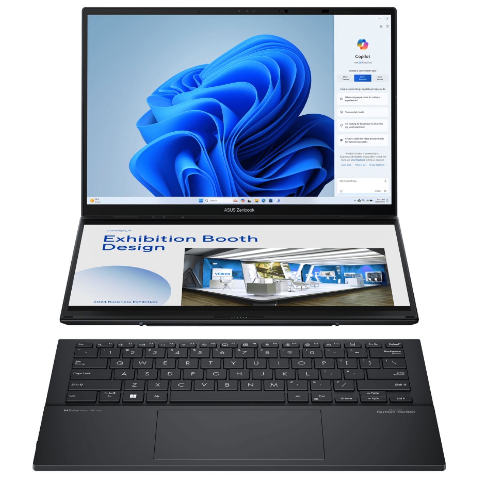 ASUS Zenbook Duo 14″ OLED Touch Intel Core Ultra 5 125H 16GB 1TB SSD W11H Laptop
