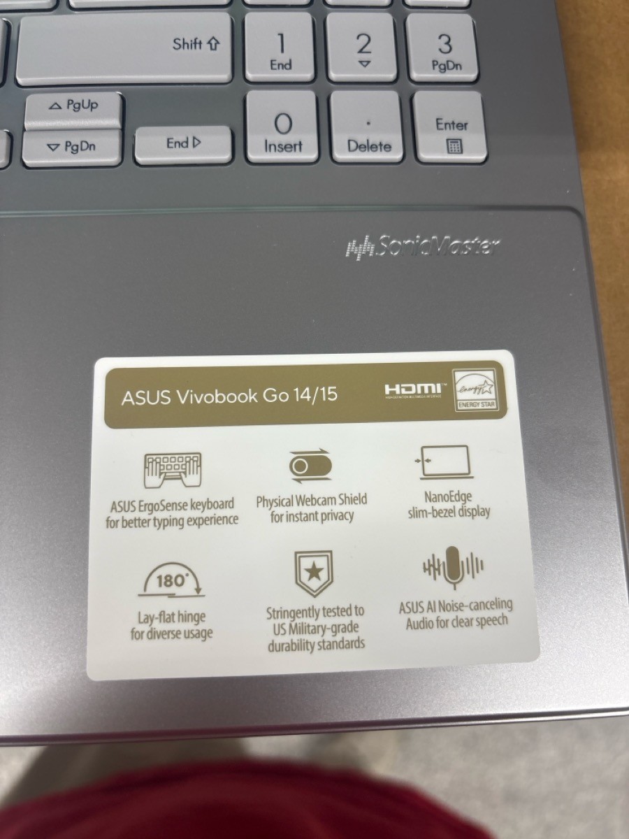 ASUS LAPTOP VIVOBOOK GO 15.6″ (PLT098682)