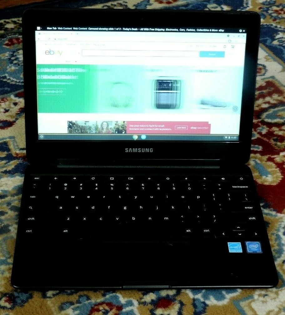 Samsung Chromebook 500C XE500C13-K05US (16GB, Intel Celeron N, 2.48GHz, 2GB)…