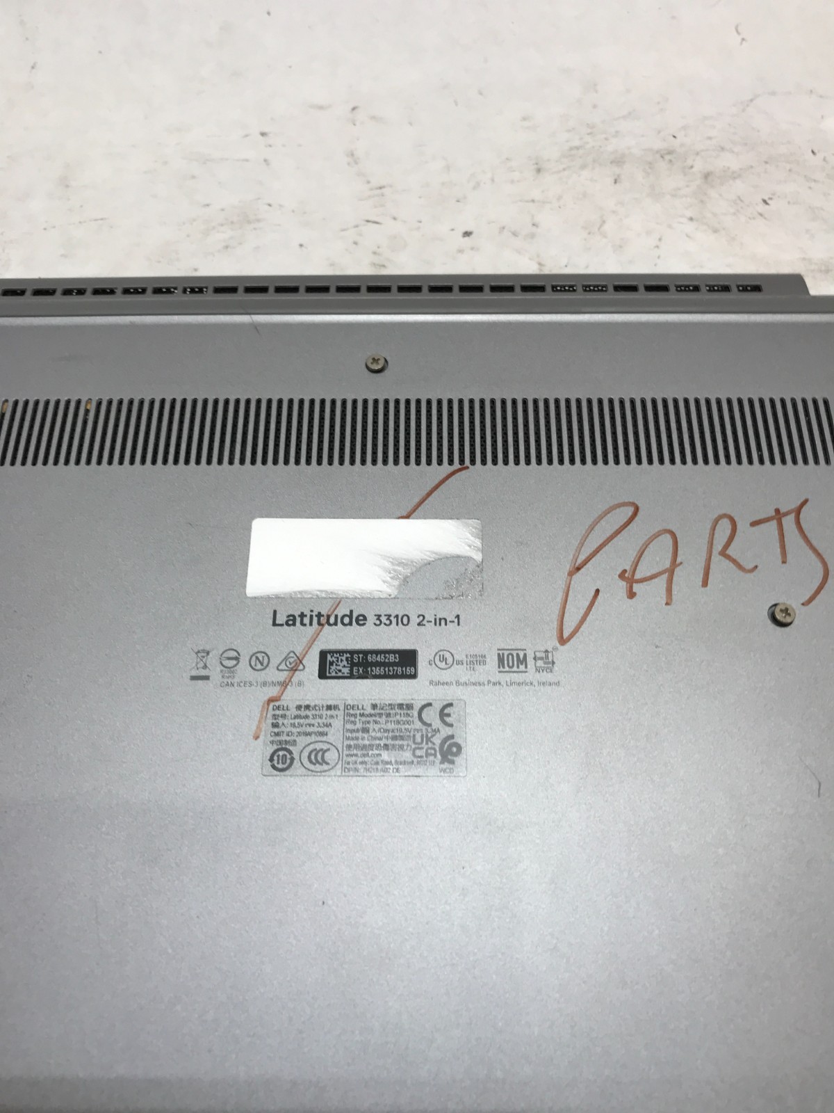 Dell Latitude 3310 2in1 13″ Intel Core i5 NO RAM NO SSD/OS For Parts AS IS! – DW