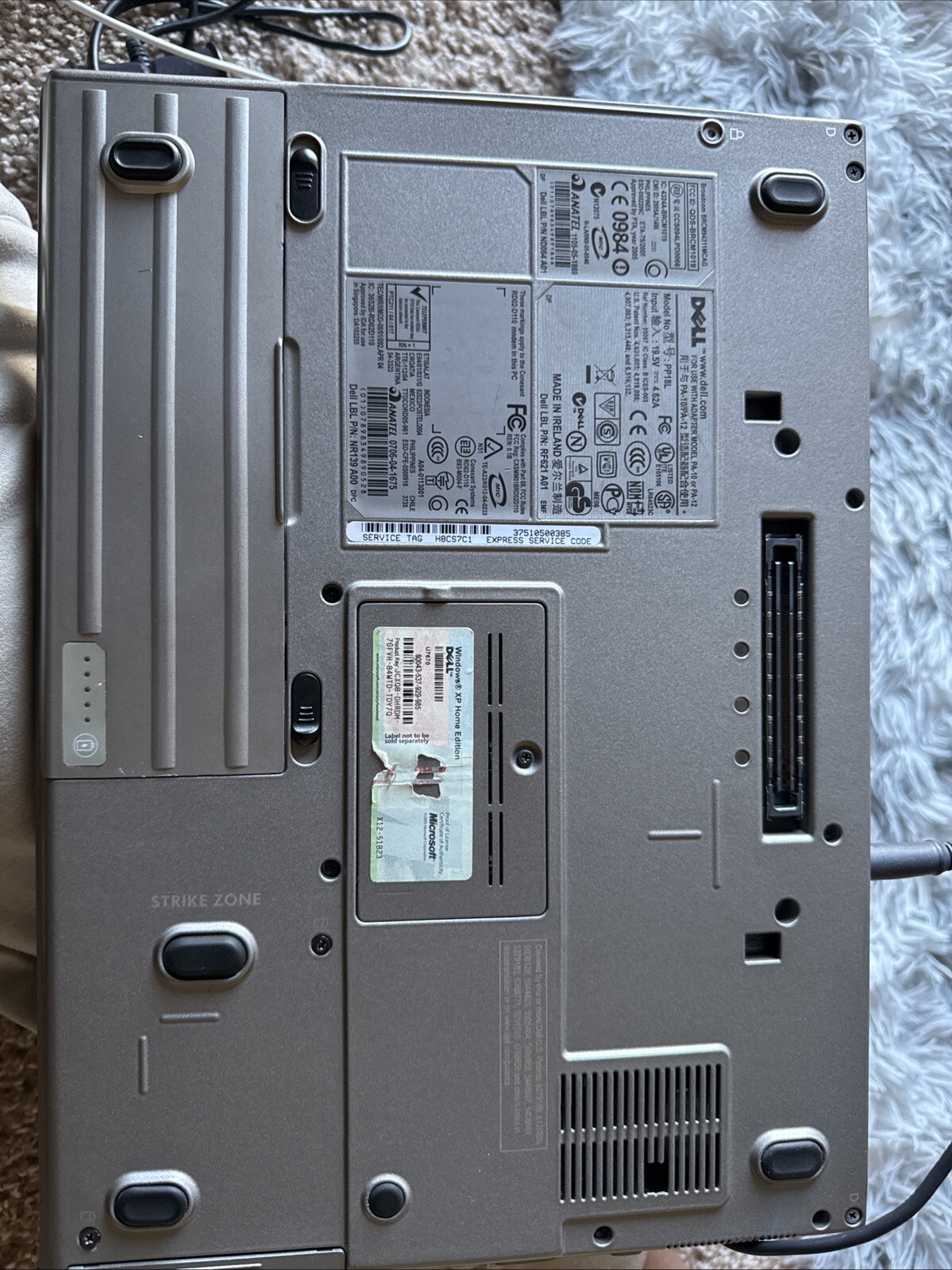 Dell Latitude D630 Laptop Core 2 Duo CPU, 186GB 4GB Win XP ~ D620,