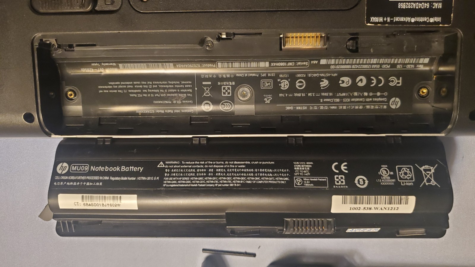 HP Pavilion DV7-4285dx Laptop I5 4gb Ram No Hdd, Charger Included
