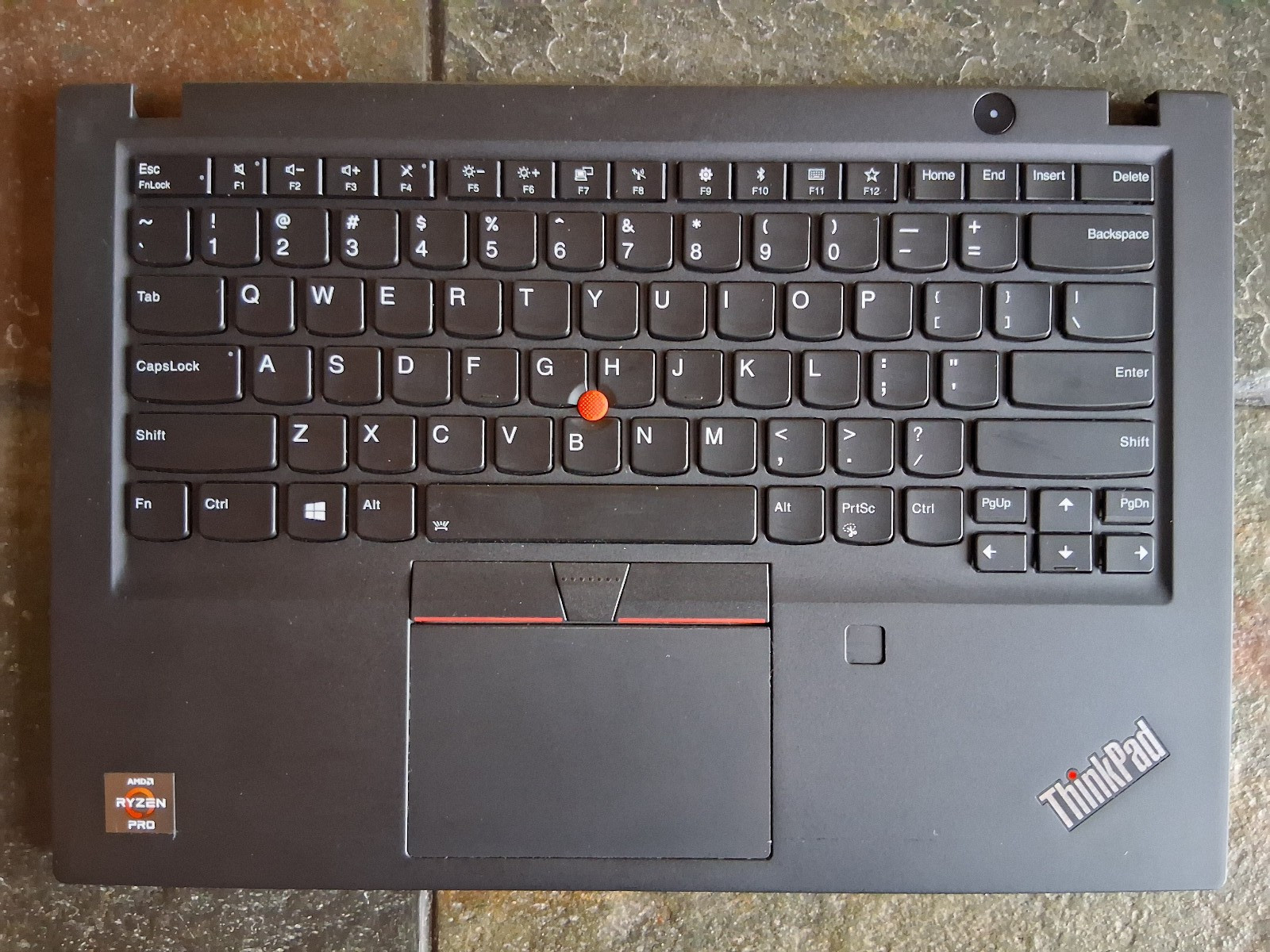 Lenovo ThinkPad T495s Palmrest, Keyboard, Trackpad + More