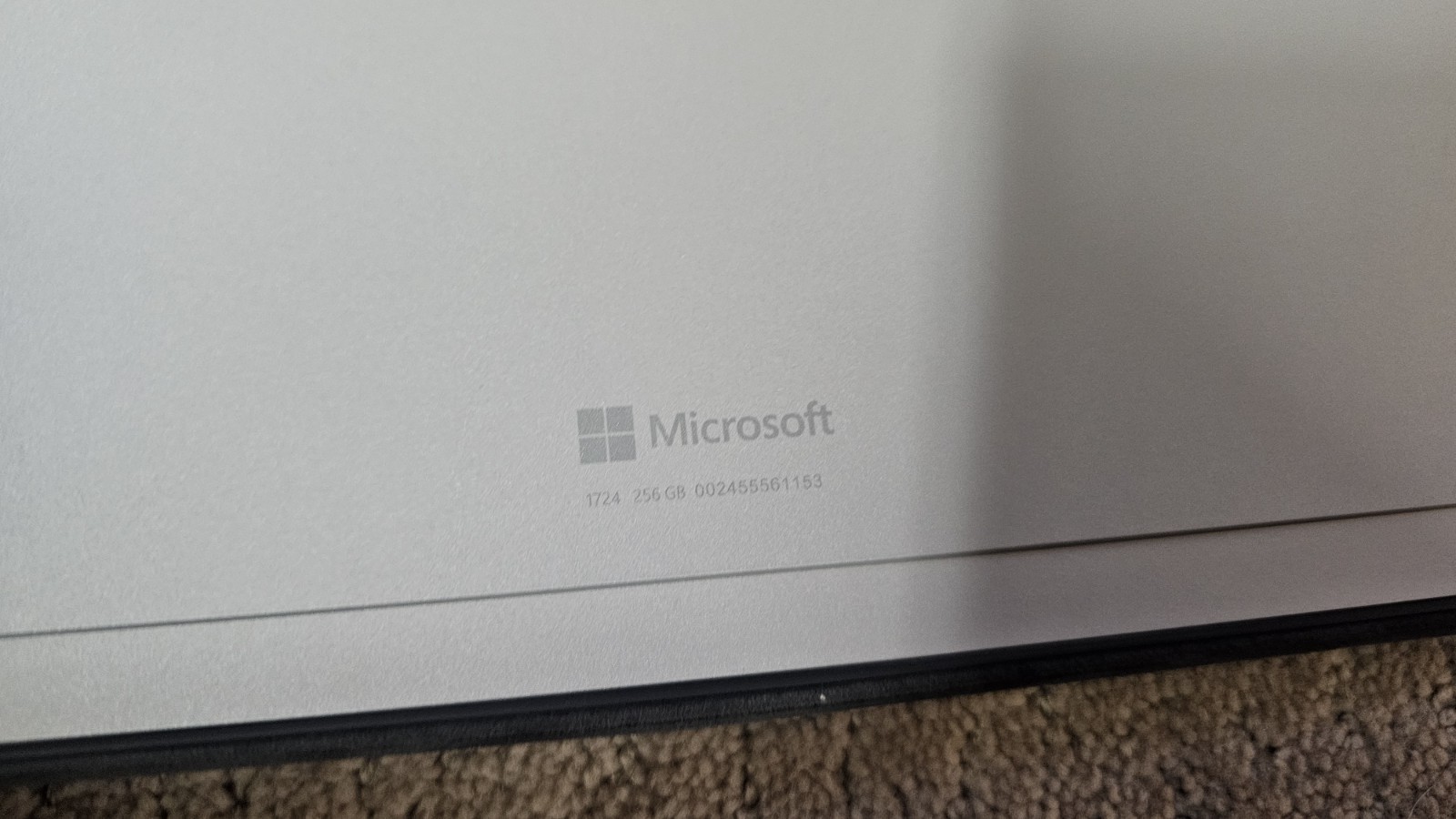 Microsoft Surface Pro 4 12″ Intel i5-6300U – 1724, Missing SSD