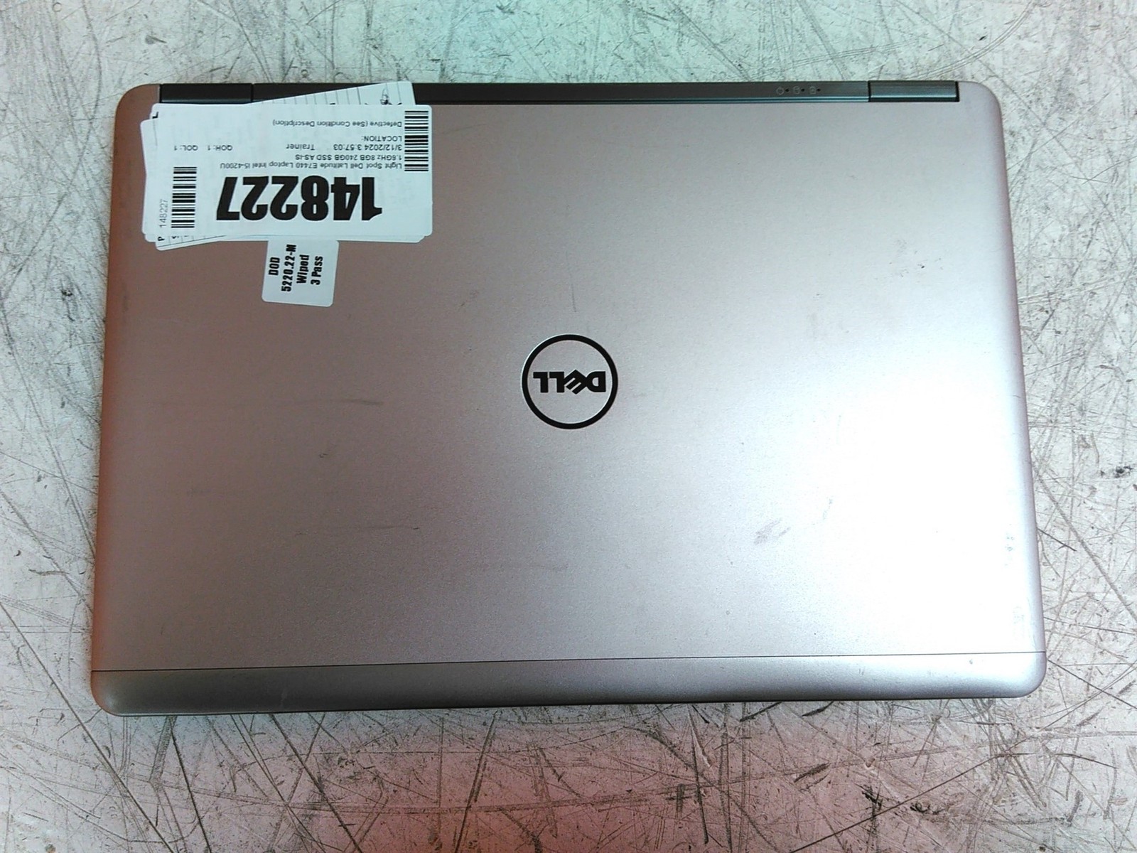 Light Spot Dell Latitude E7440 Laptop Intel i5-4200U 1.6GHz 8GB 240GB SSD AS-IS