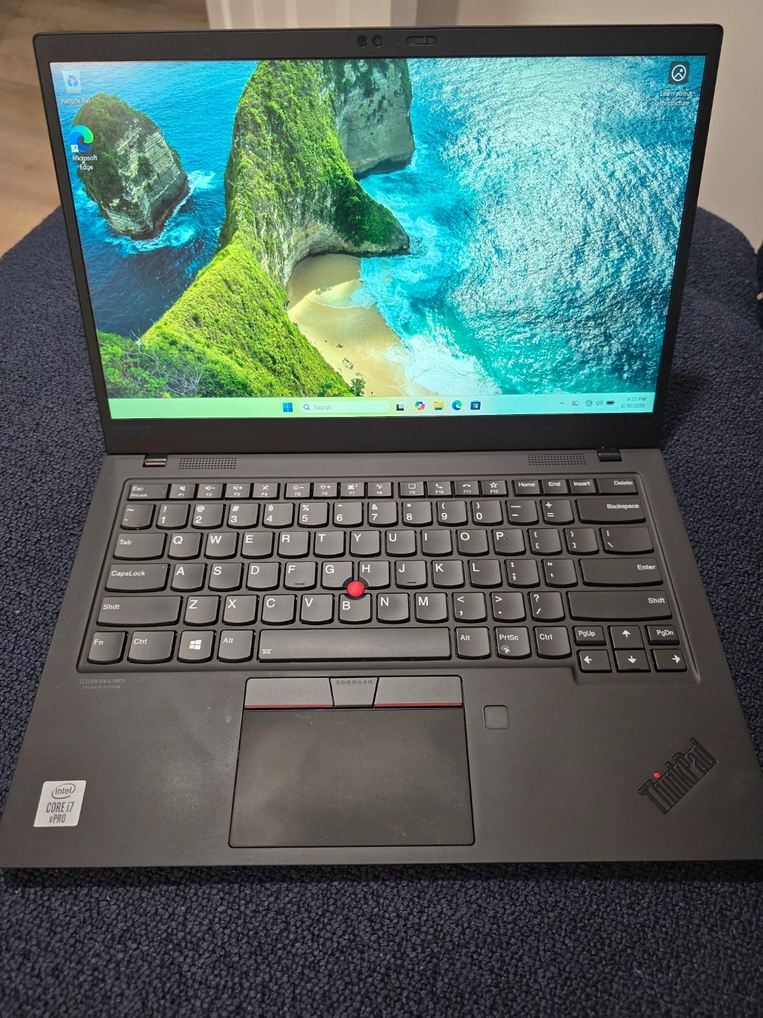 Lenovo ThinkPad X1 Carbon Gen 8 Touch i7-10610U 16GB 512GB Win 11 Pro