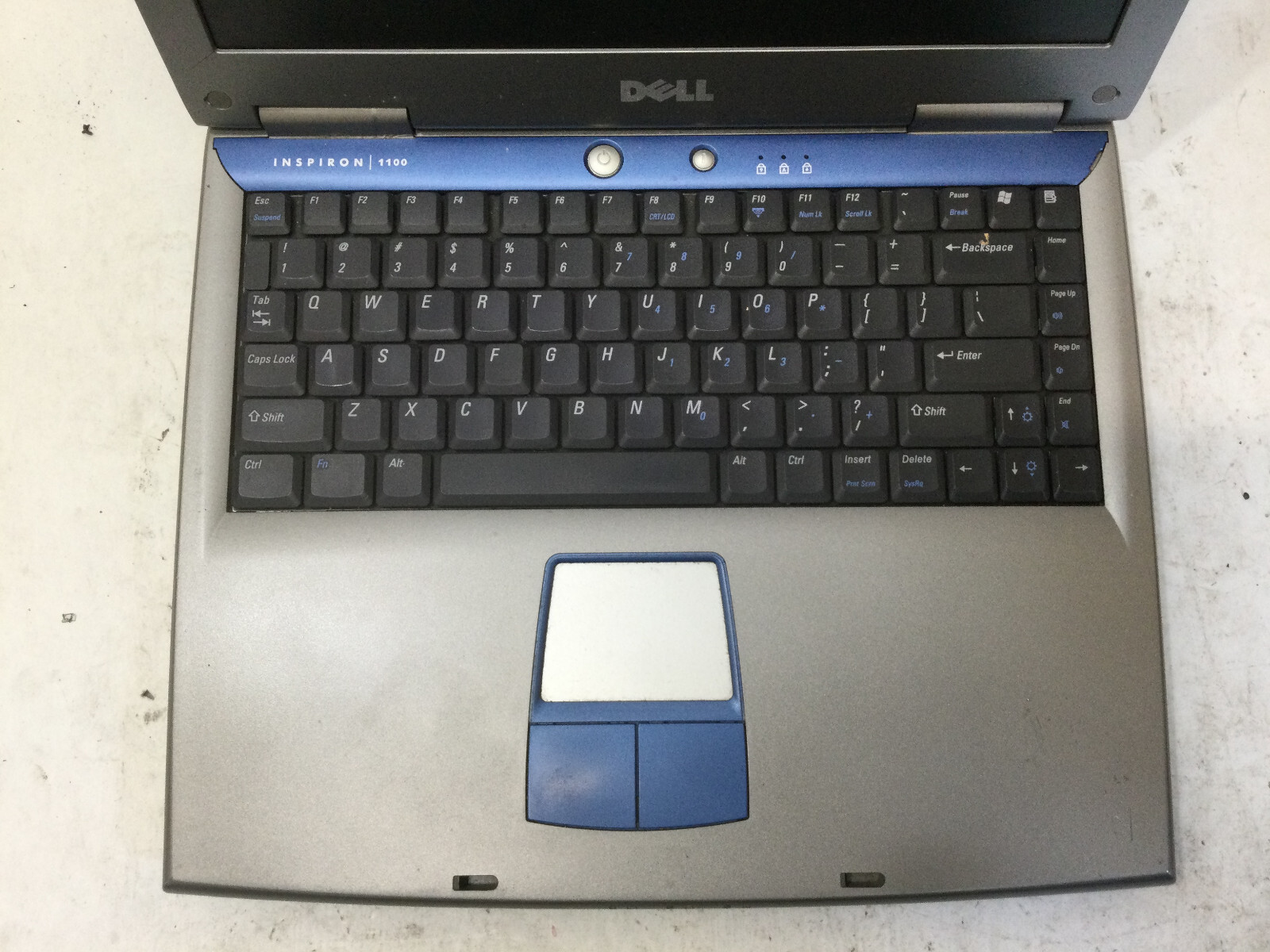DELL INSPIRON 1100 – FOR PARTS – INTEL CELERON – 256MB RAM – READ DESCRIPTION-BB