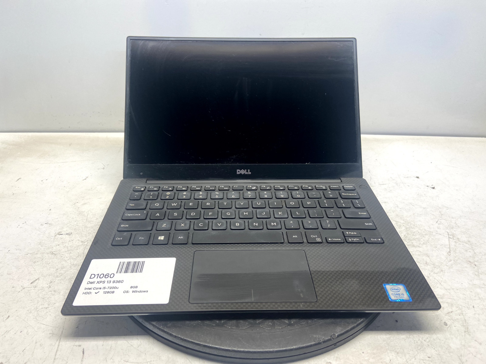 Dell XPS 13 9360 Intel Core i5-7200u 2.5GHz 8GB 128GB SSD Windows 10