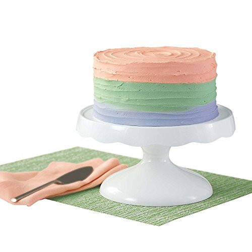 2-In-1 Cake Stand and Serving Plate, 10 Inches by Wilton