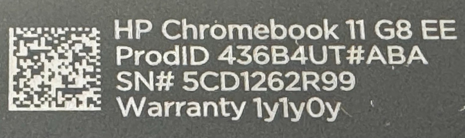 New HP Chromebook 11 G8 EE 11.6″ Intel Celeron N4020 4GB RAM 32GB eMMC Chrome OS