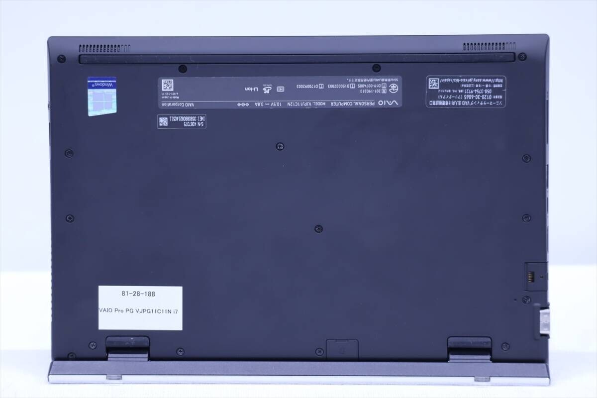 SONY VAIO VJPJ11C12N i5-8265U 8GB/SSD512GB win11pro 12.5in Black From JP