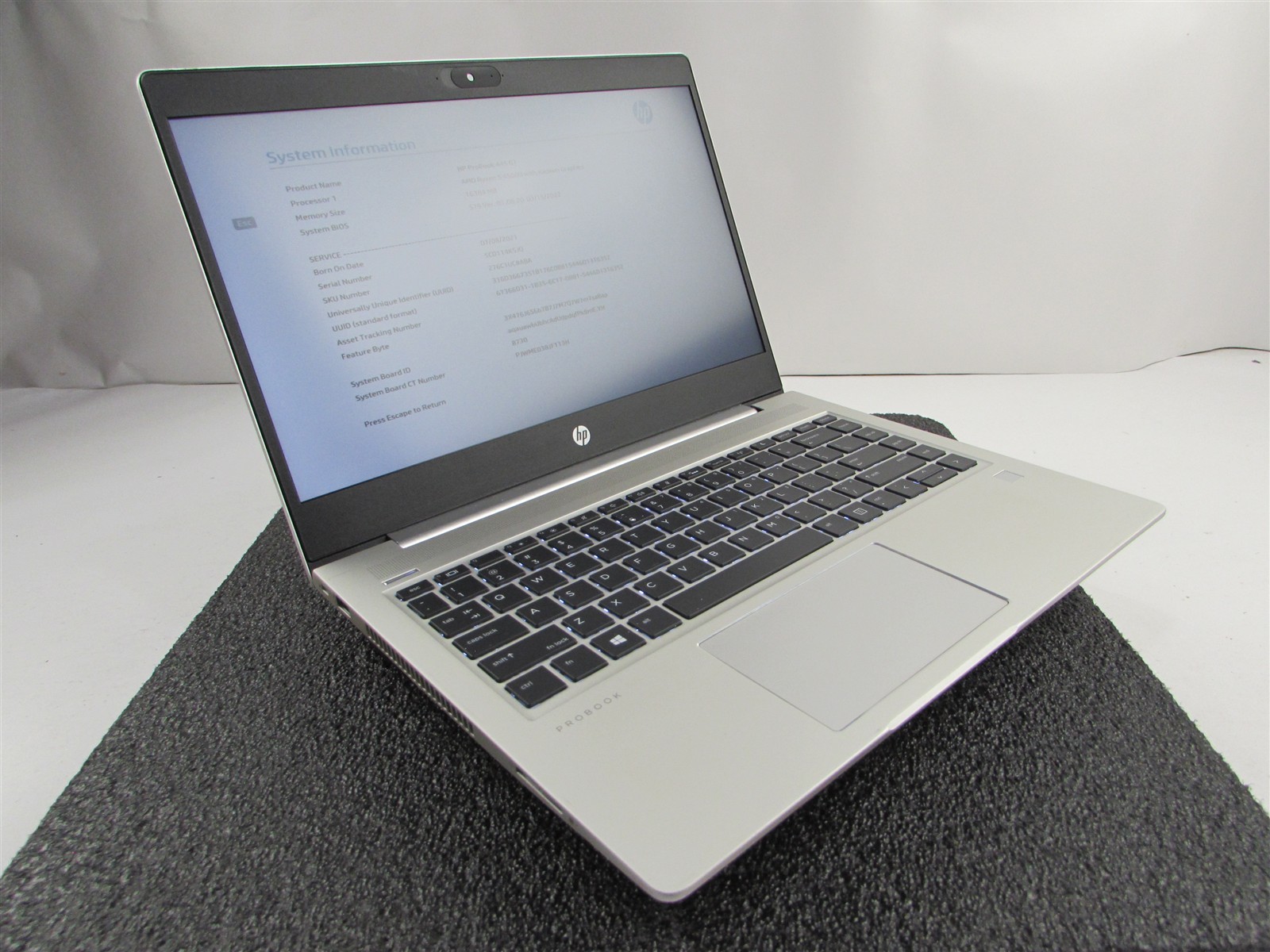 HP PROBOOK 445 (G7) 14″ FHD AMD RYZEN 5 4500U 512GB SSD 16GB RAM AMD GPU NO O.S