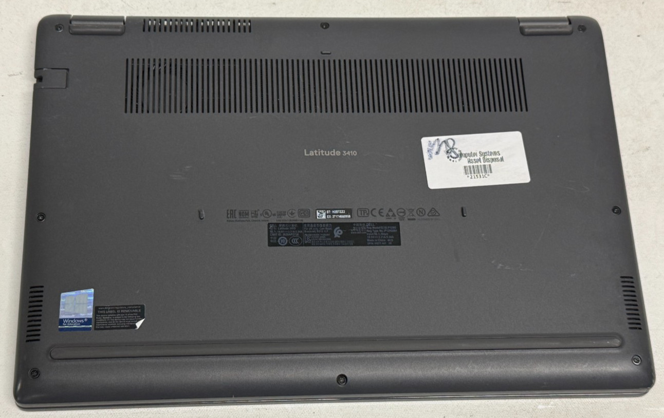 Dell Latitude 3410 14″ (i5-10210u 1.60GHz – 16GB RAM – 256GB SSD – Win11Home)