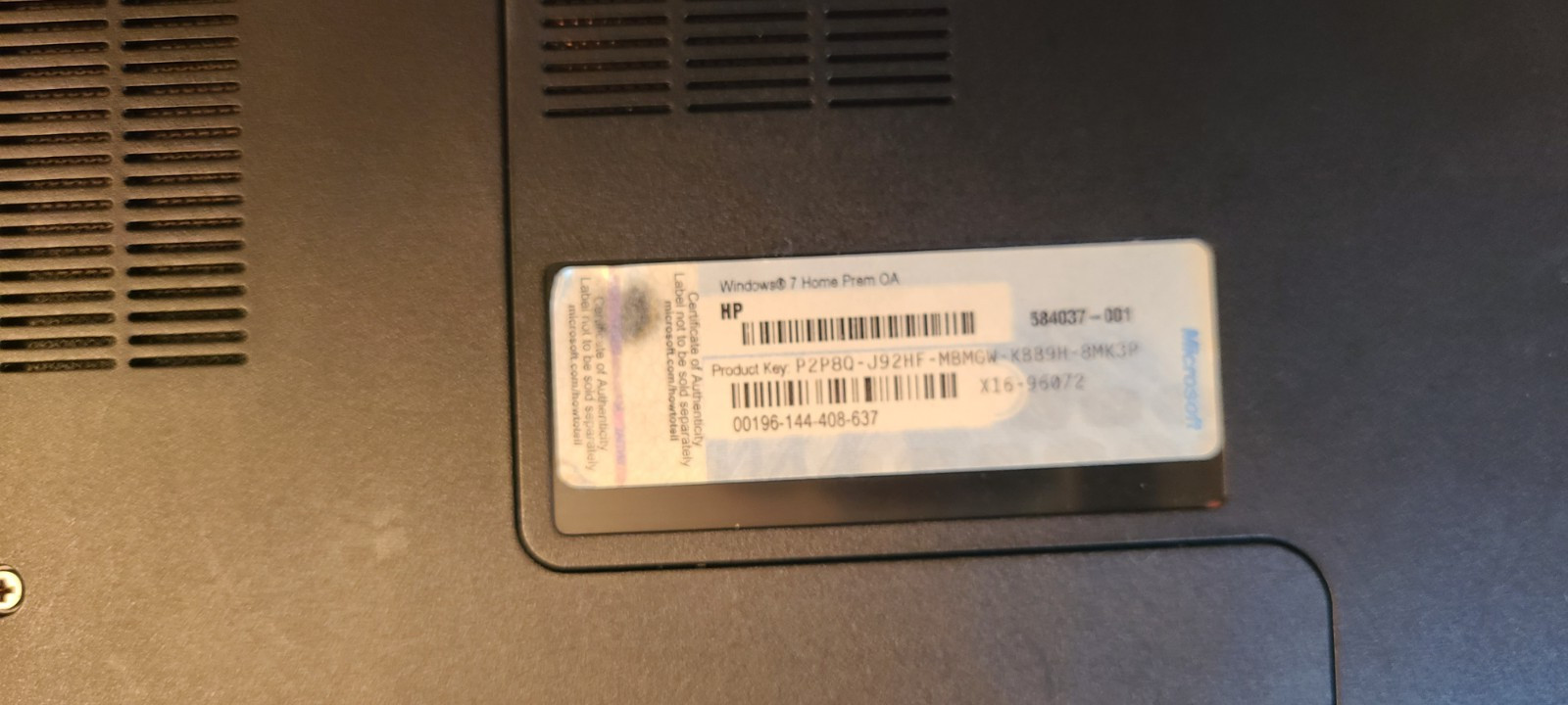 HP PAVILION DV7T- entertment PC 17.3″ intel CORE i7-740QM 640GB-HD,2 8GB DDR Mem