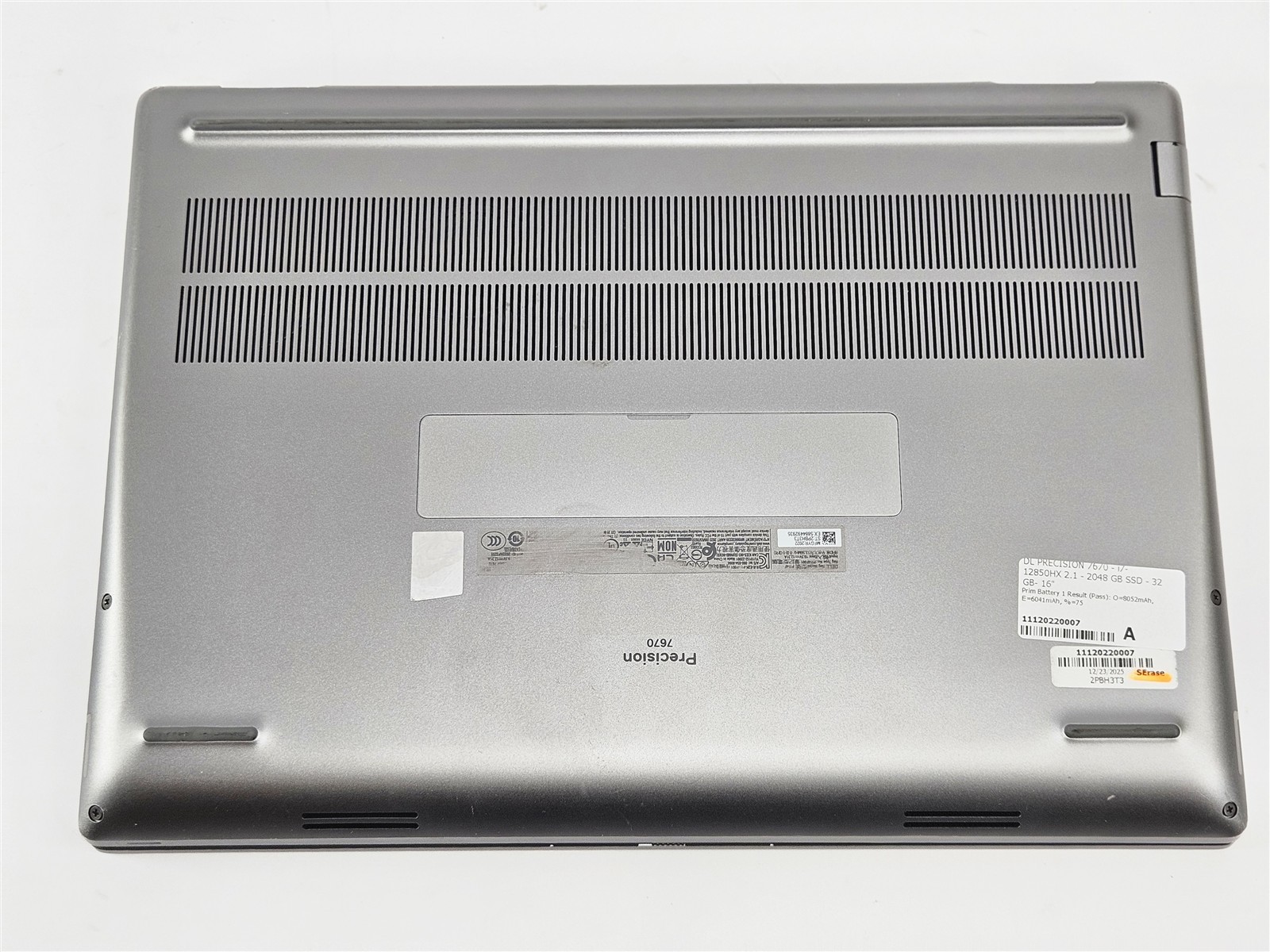 Dell Precision 7670 16″ 32GB RAM 2TB SSD Core i7-12850HX RTX A3000 Laptop