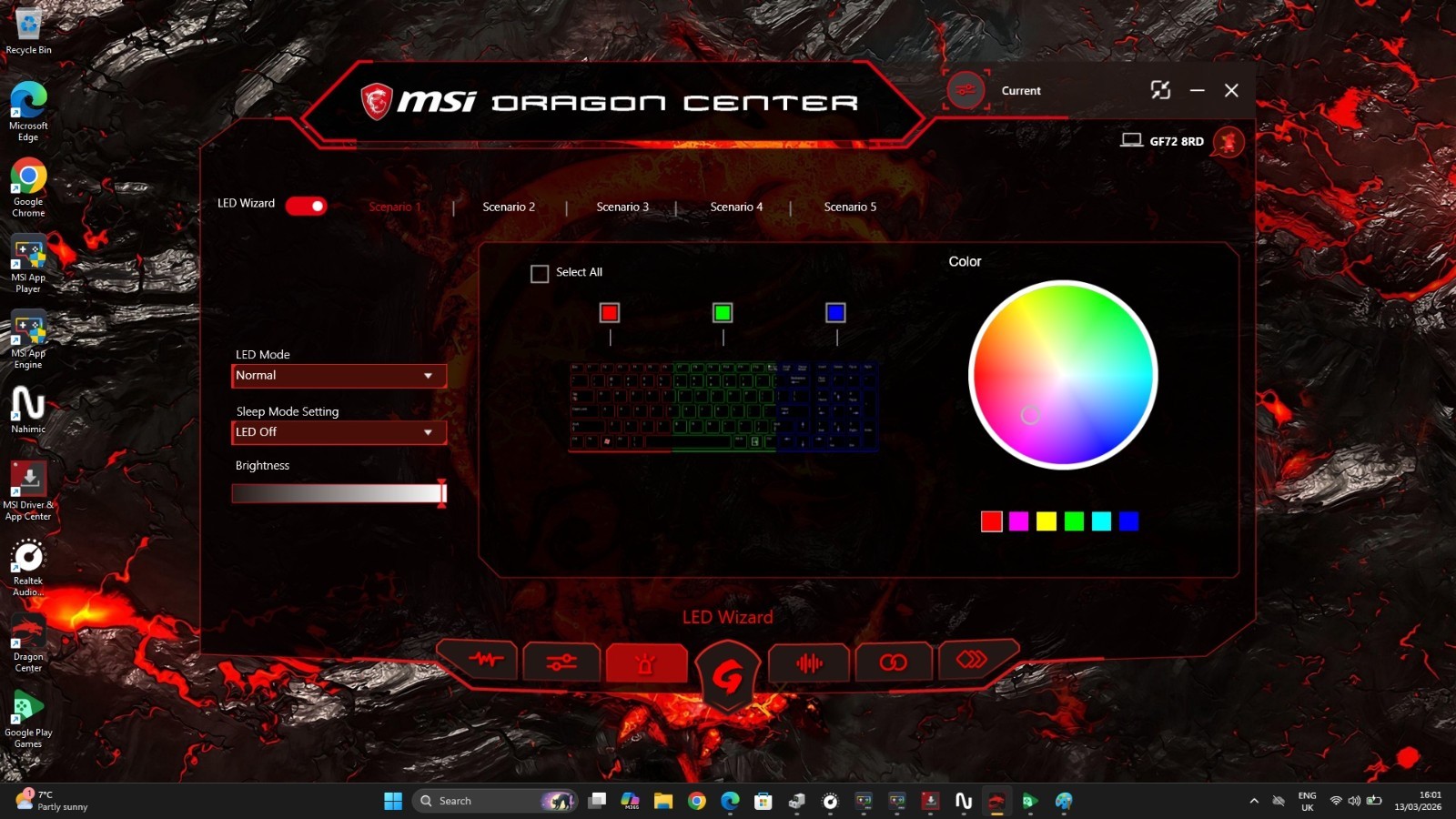 Core i7 Gaming Laptop Msi With 20GB RAM 750GB Storage M.2 SSD And HDD VR Ready