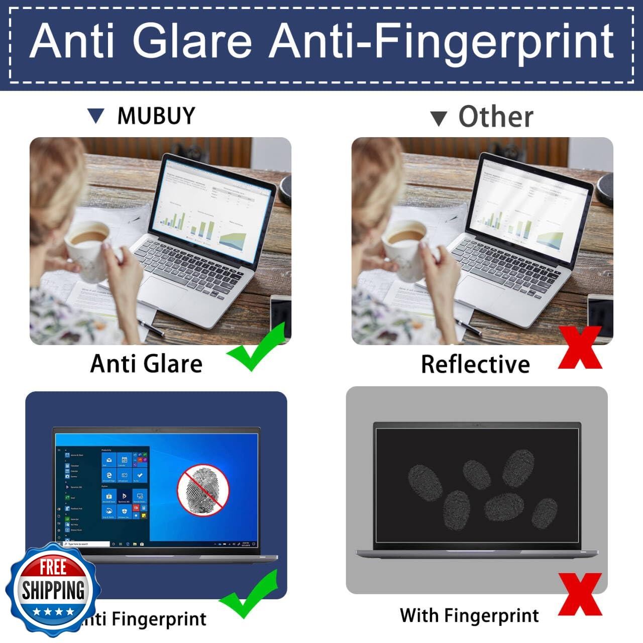 MUBUY-GOL Screen Protector for 13.3″ Lenovo ThinkPad L13 X13 Gen 3/4/5, Think