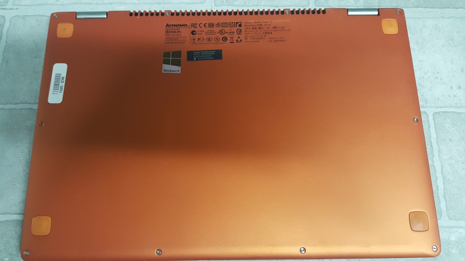 PARTS/REPAIR Lenovo IdeaPad Uoga 13 20175 Orange Intel Core i7 NO OS