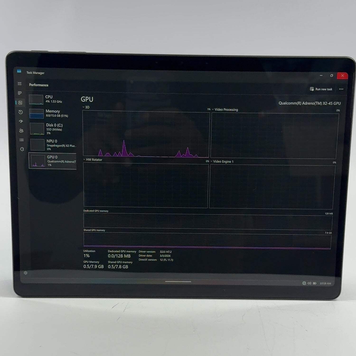 Microsoft Surface Pro 12 13″ 12th Edition Snapdragon X2 Plus 16GB RAM 512GB