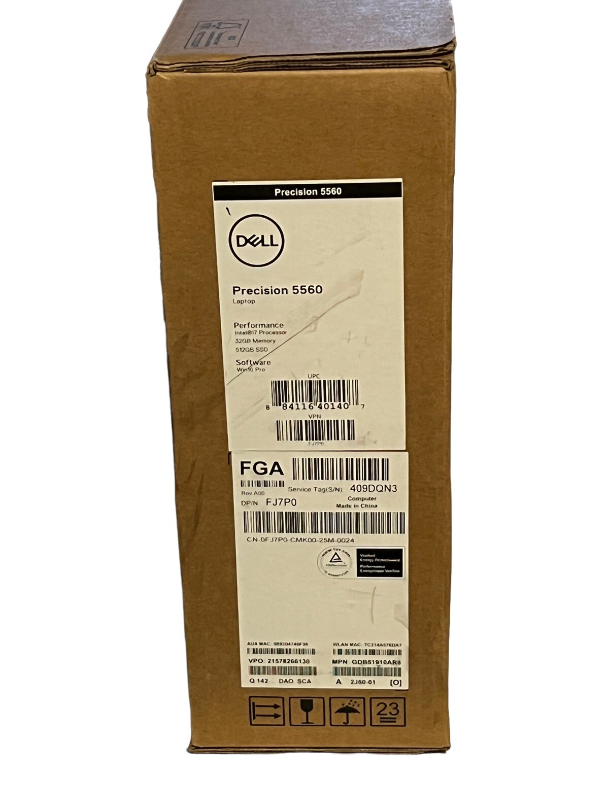 Dell Precision 5560 15.6″ – 512GB – Intel Core i7 – 32GB Ram – NVIDIA RTX A2000