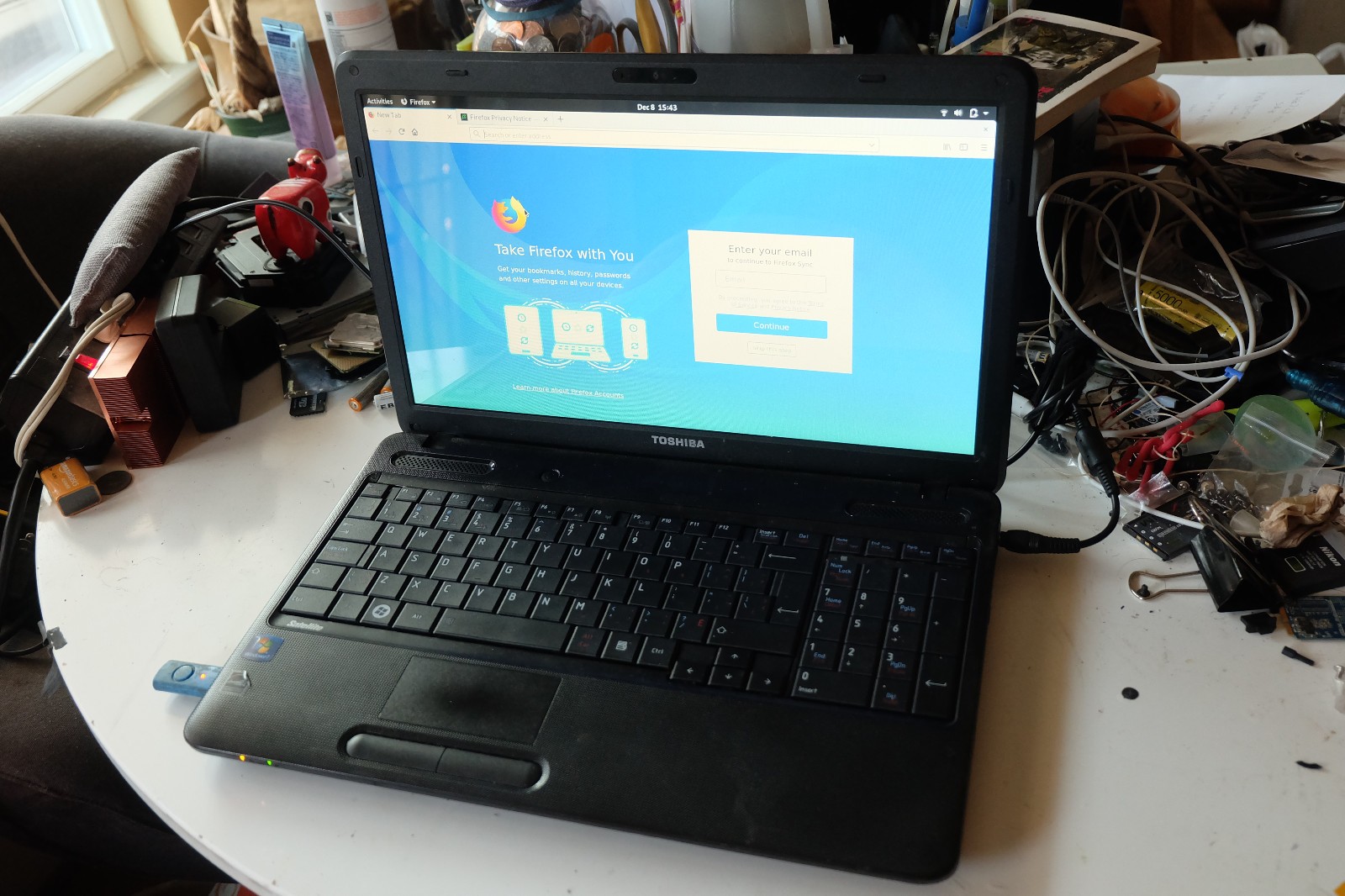 Toshiba Satellite C650 / Core i3-2350m / 4GB / no HDD