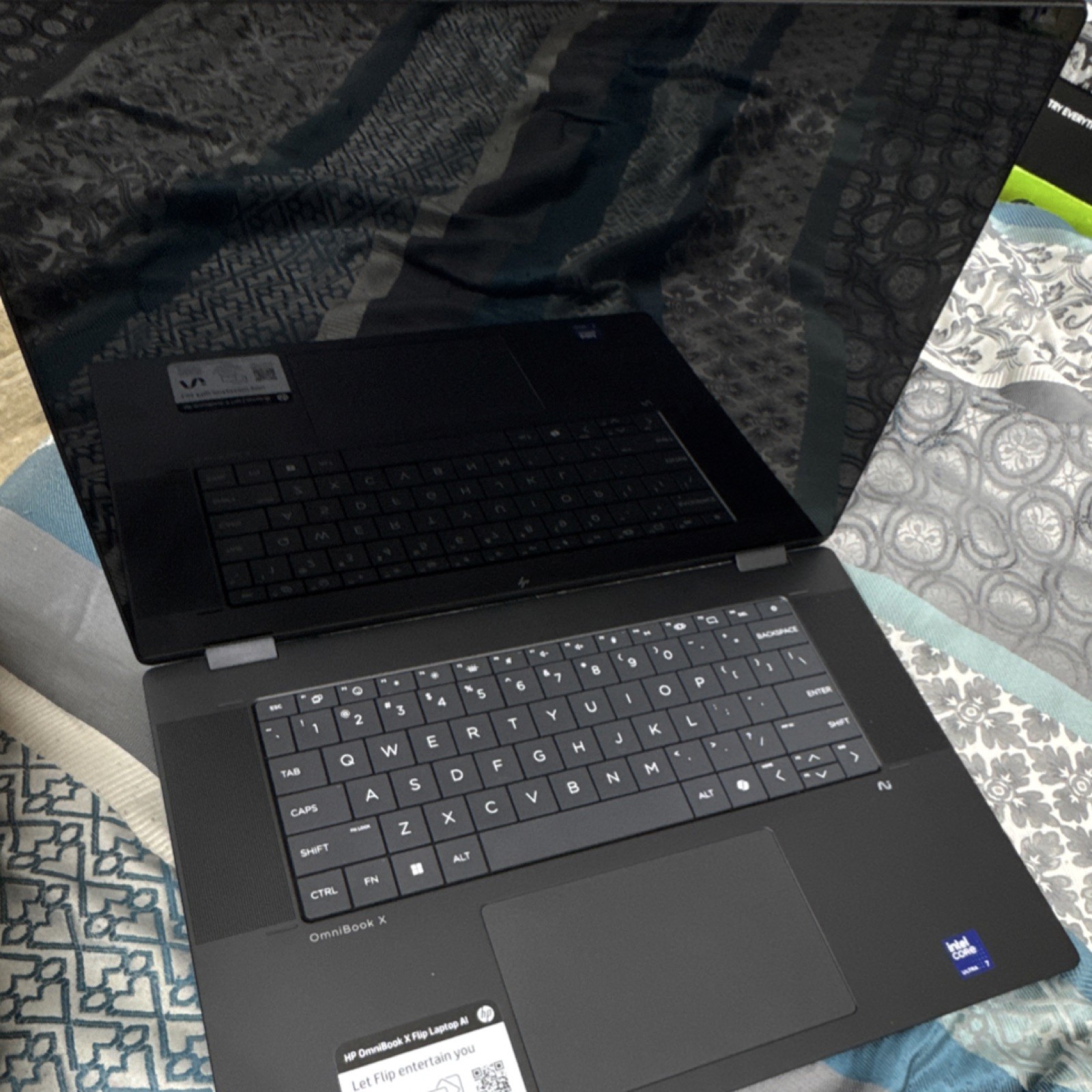 HP OmniBook X Flip AI 2-in-1 Laptop Intel Core Ultra 7 Black