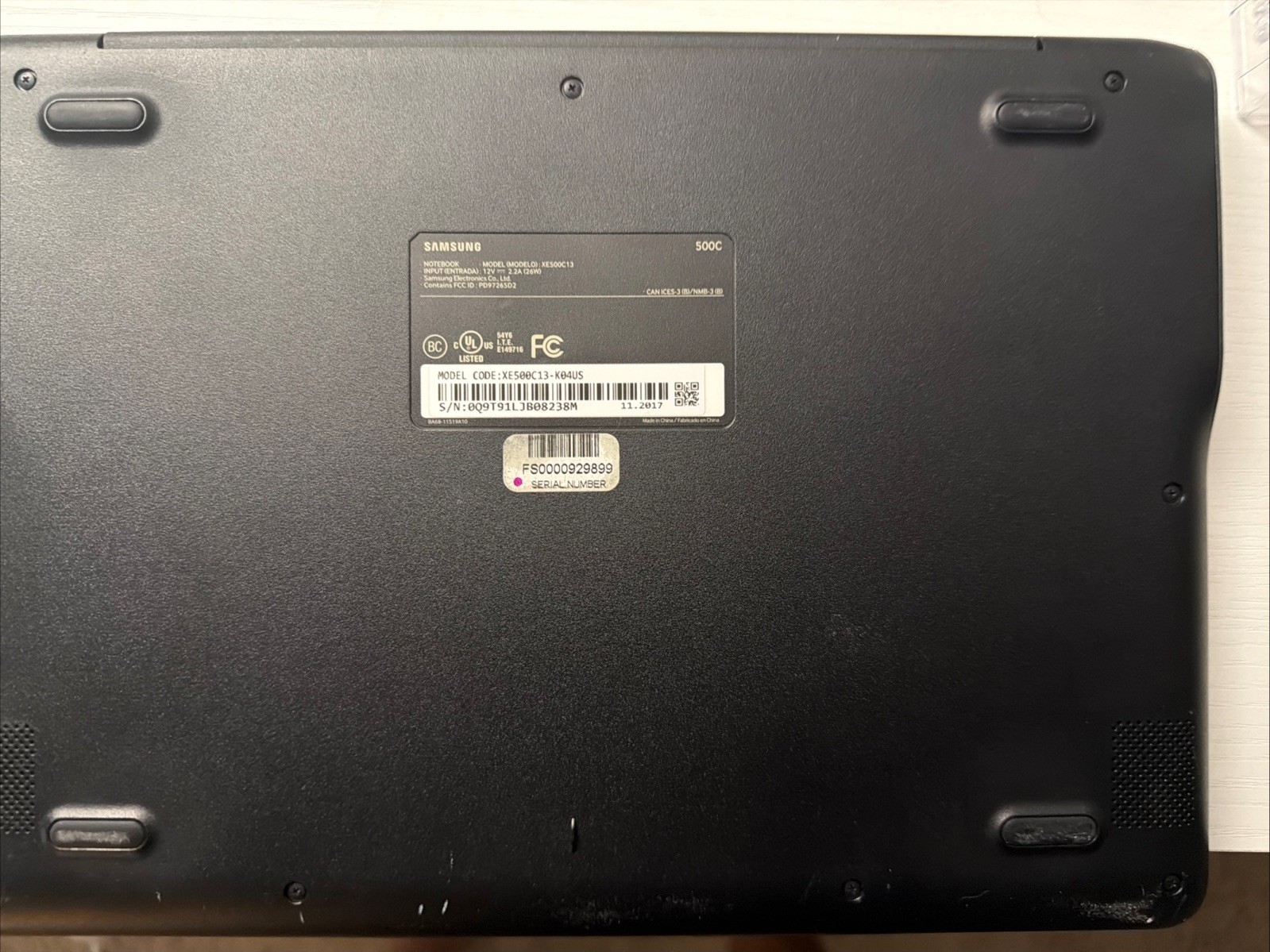 Samsung ChromeBook 3 11.6″ (16 GB, Intel Celeron, 1.60 GHz, 4 GB) Laptop – Black