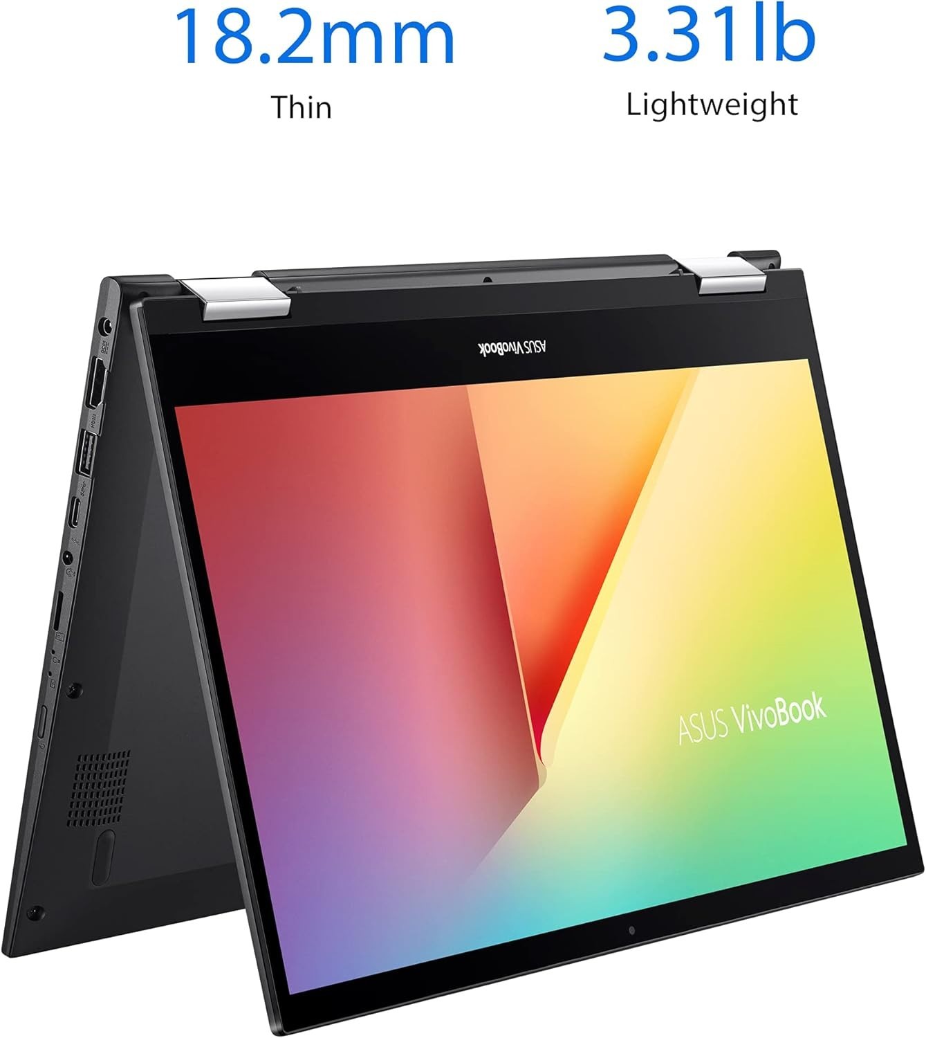ASUS VivoBook Flip TP470E 2-in-1 Laptop, 14″ Touch Screen, Intel i3-1115G4