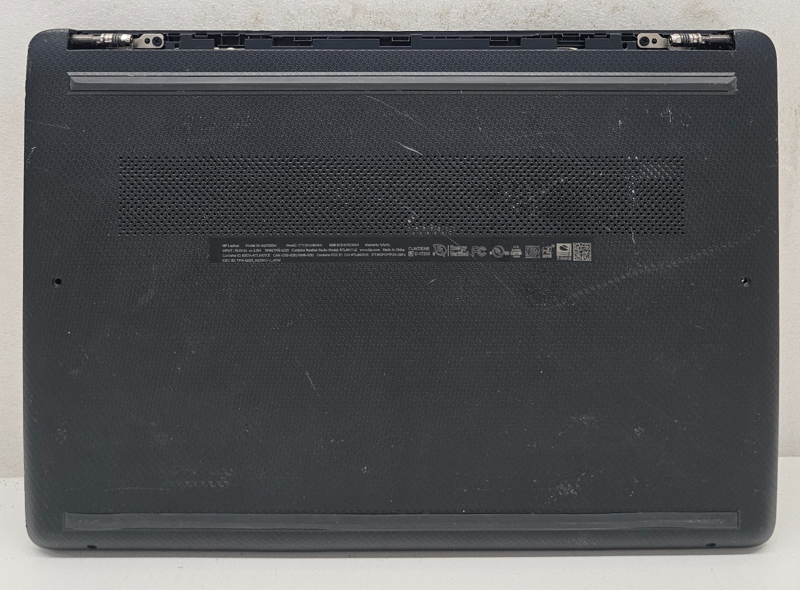 HP 14-DQ0020NR Laptop Intel Celeron N4120 NO RAM/HD/OS/POWER (FL)
