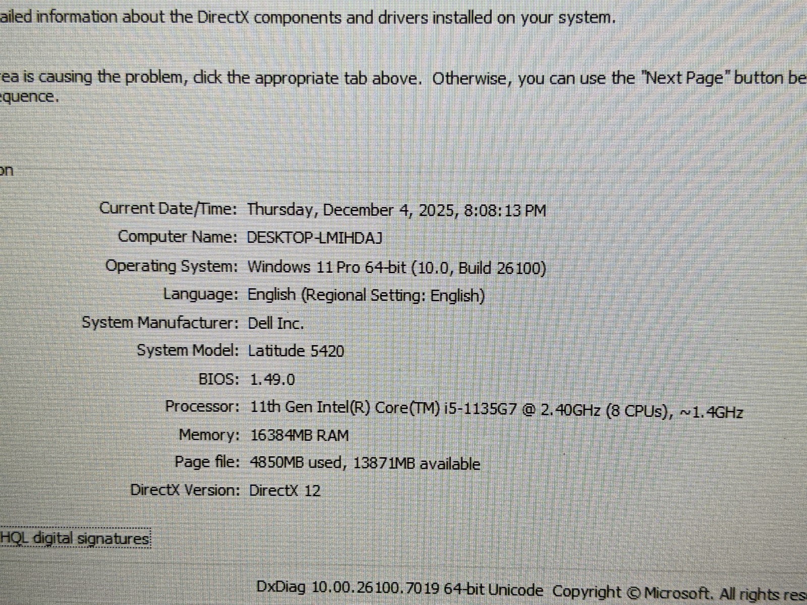 Dell Latitude 5420 14″FHD Core i5-11th Gen 2.4GHz 16GB 256GB SSD W11Pro +Charger