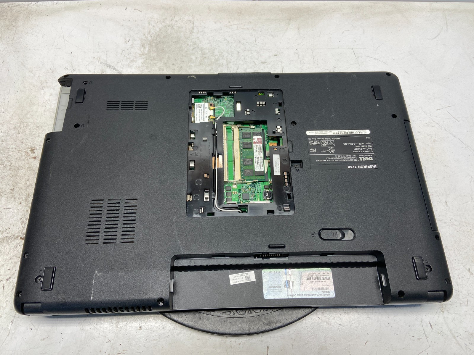Dell Inspiron 1750 Intel Pentium Dual-Core T4200 2GHz 2 GB NO HDD