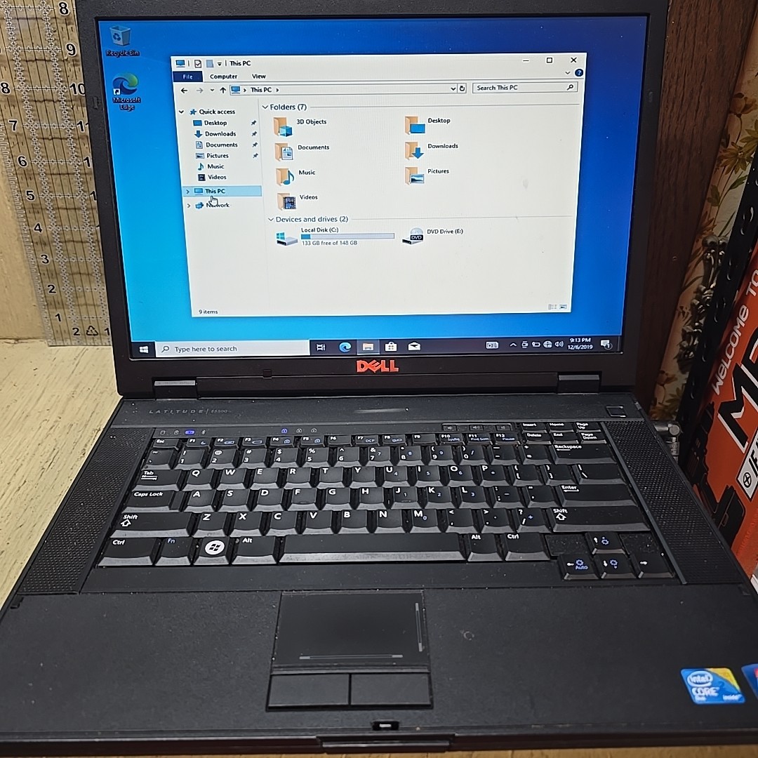 Dell Latitude E5500 Laptop Windows 10 32 Bit 15.4in No Charger Parts Repair