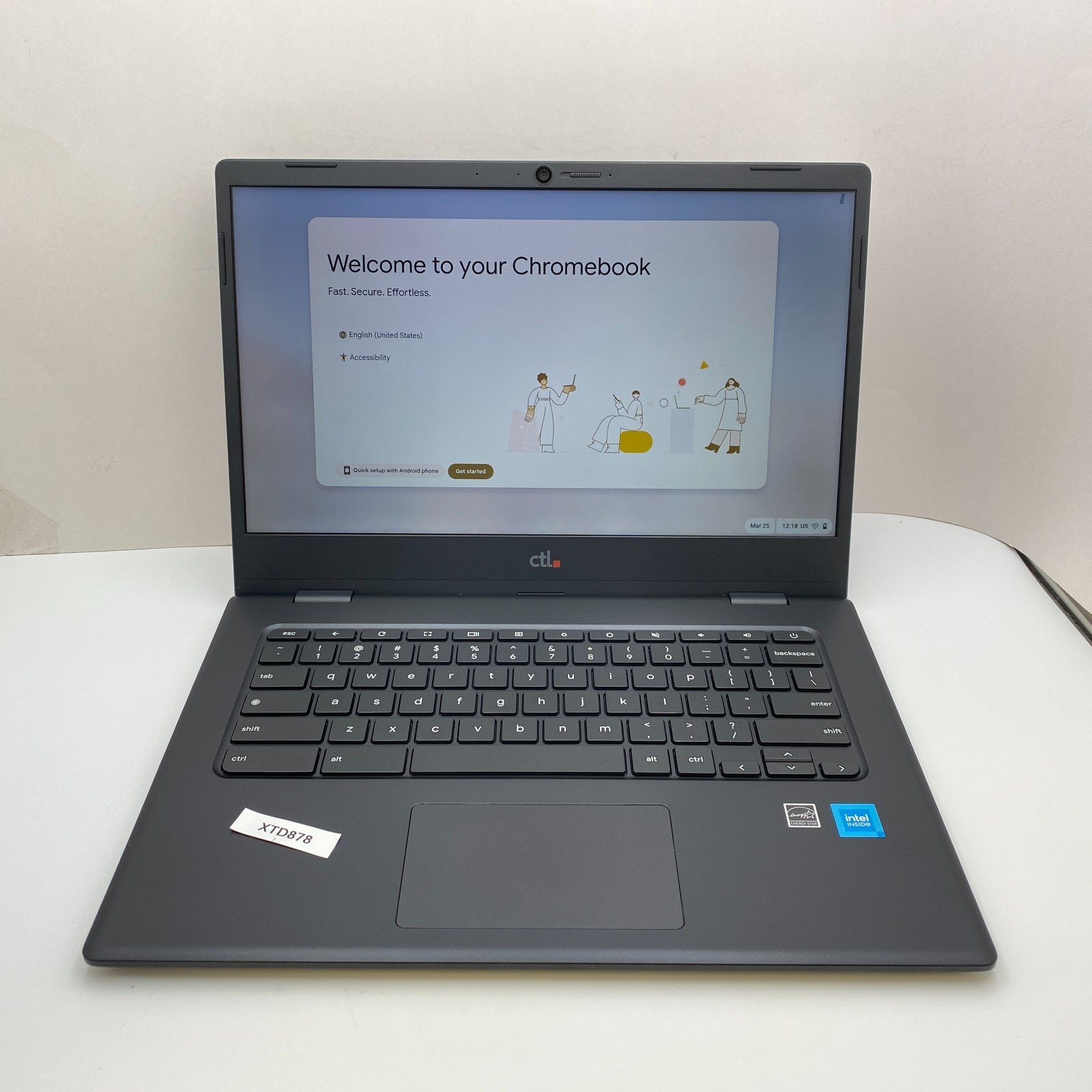 CTL Chromebook PX141E – 14″ 8GB RAM 64GB SSD – Black – Fair Condition