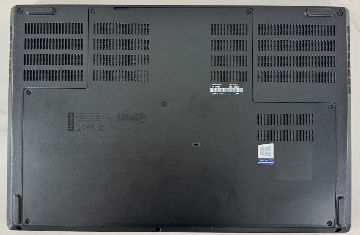 Lenovo ThinkPad P53 15.6” (i7-9750H) – 24GB 512GB- NVIDIAQUADRO T1000 – WIN11PRO