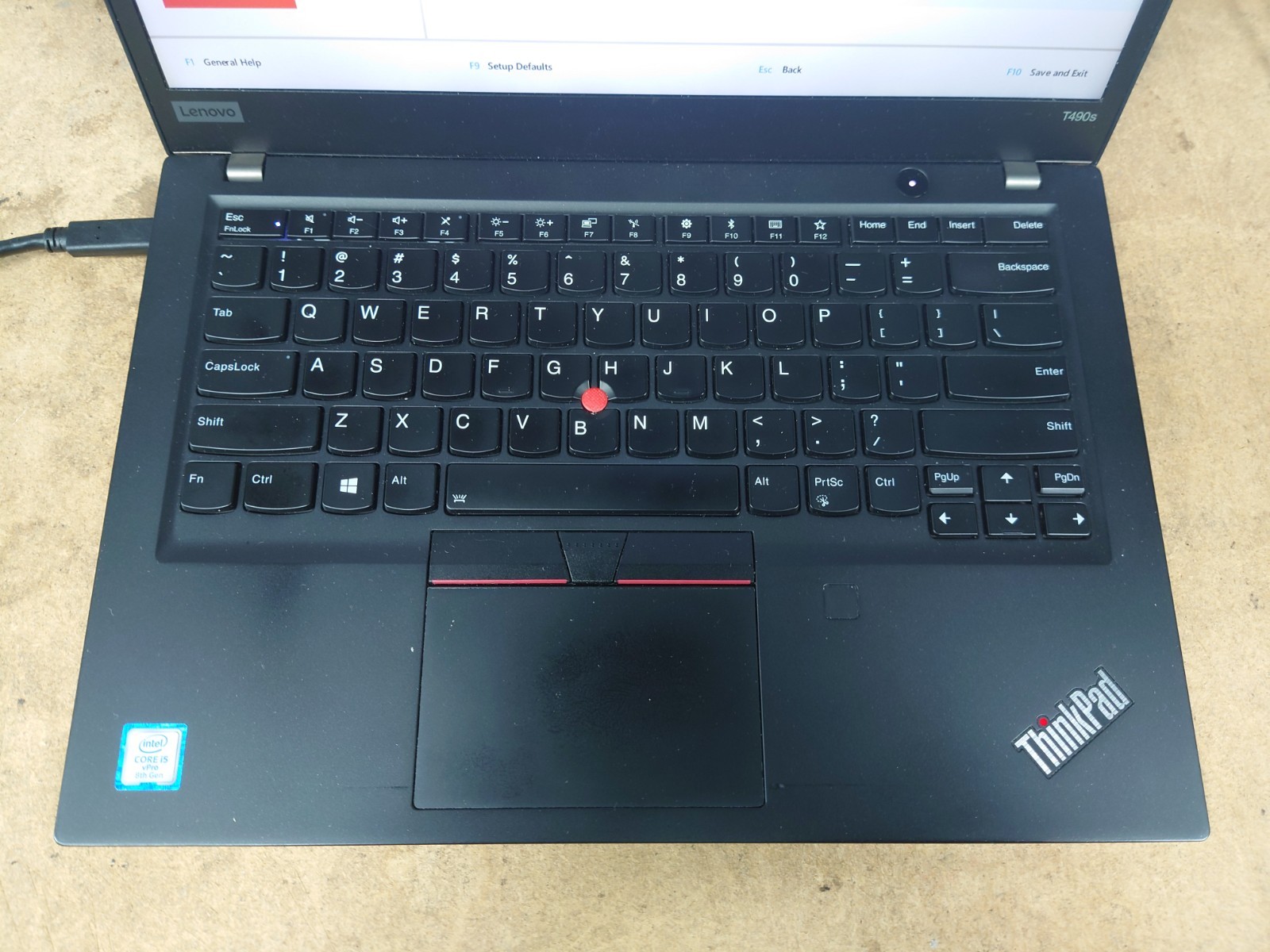 Lenovo ThinkPad T490s 14″ FHD i5-8365U 8GB RAM No OS/SSD