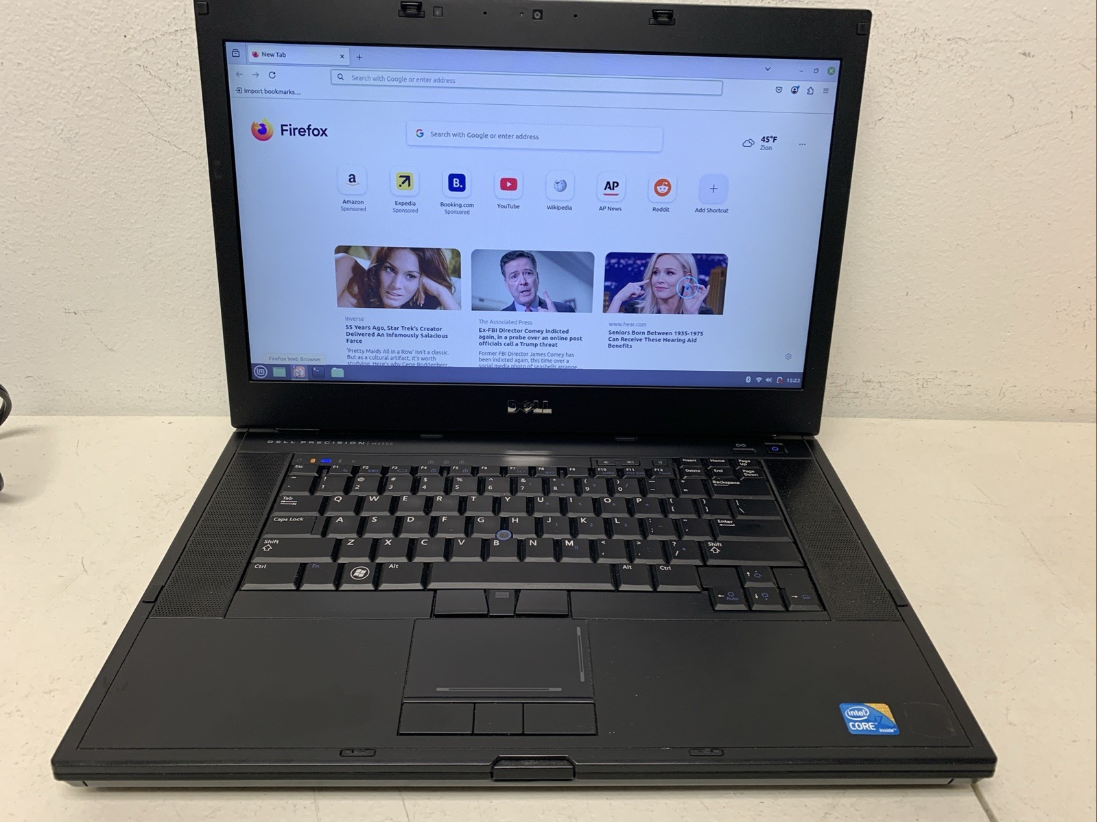 DELL PRECISION M4500 i7-Q740, 8GB RAM,256 GB SSD LINUX MINT