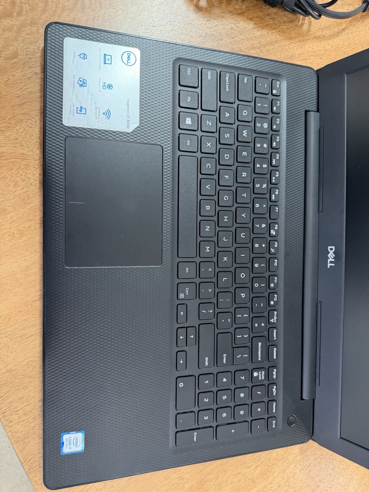 Dell Inspiron 15 i7 8th Gen 12GB RAM 1TB HDD Windows 11 Home W/ Charger