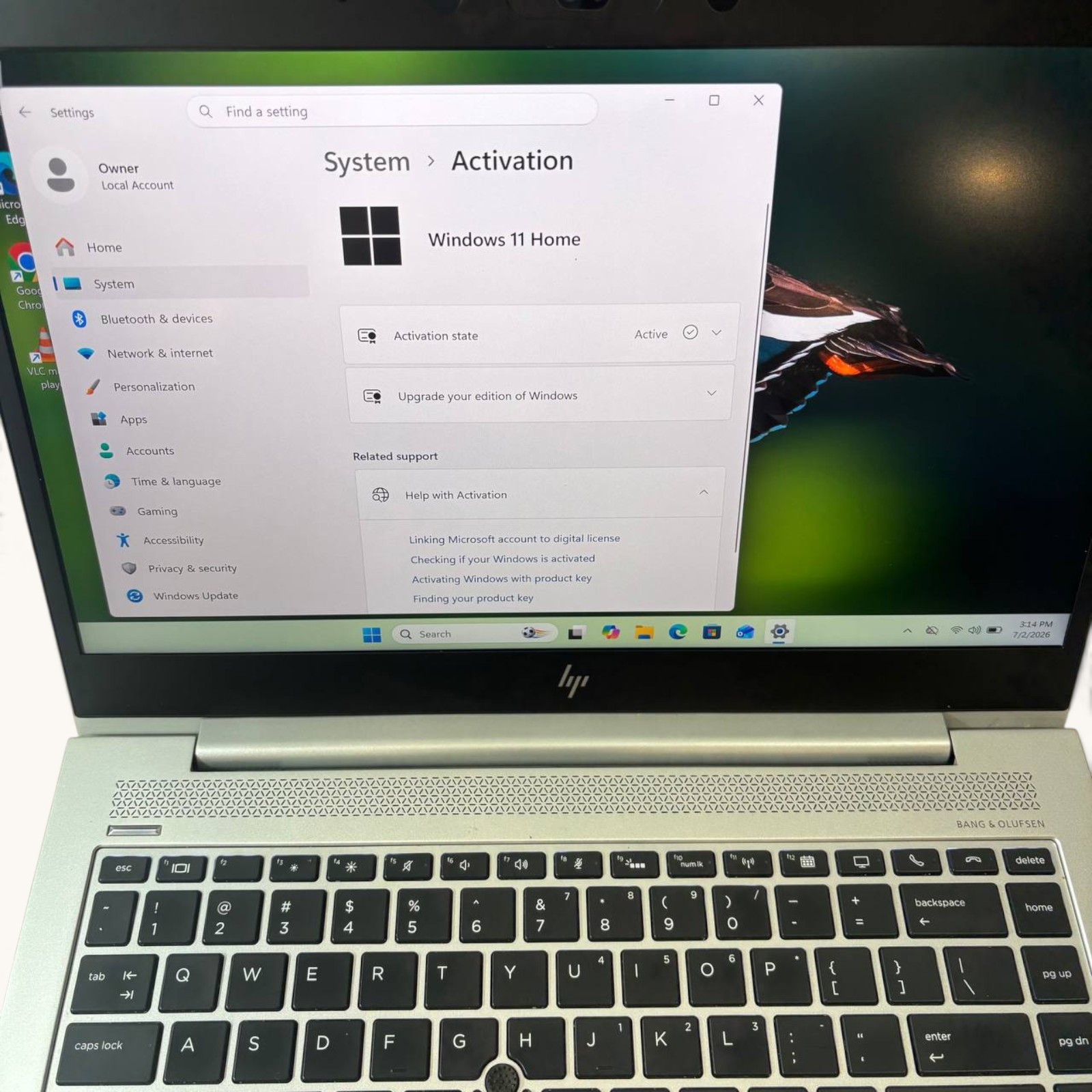HP EliteBook 840 G5 – i5 8th Gen | 8GB RAM | 256GB SSD | Win11 #128