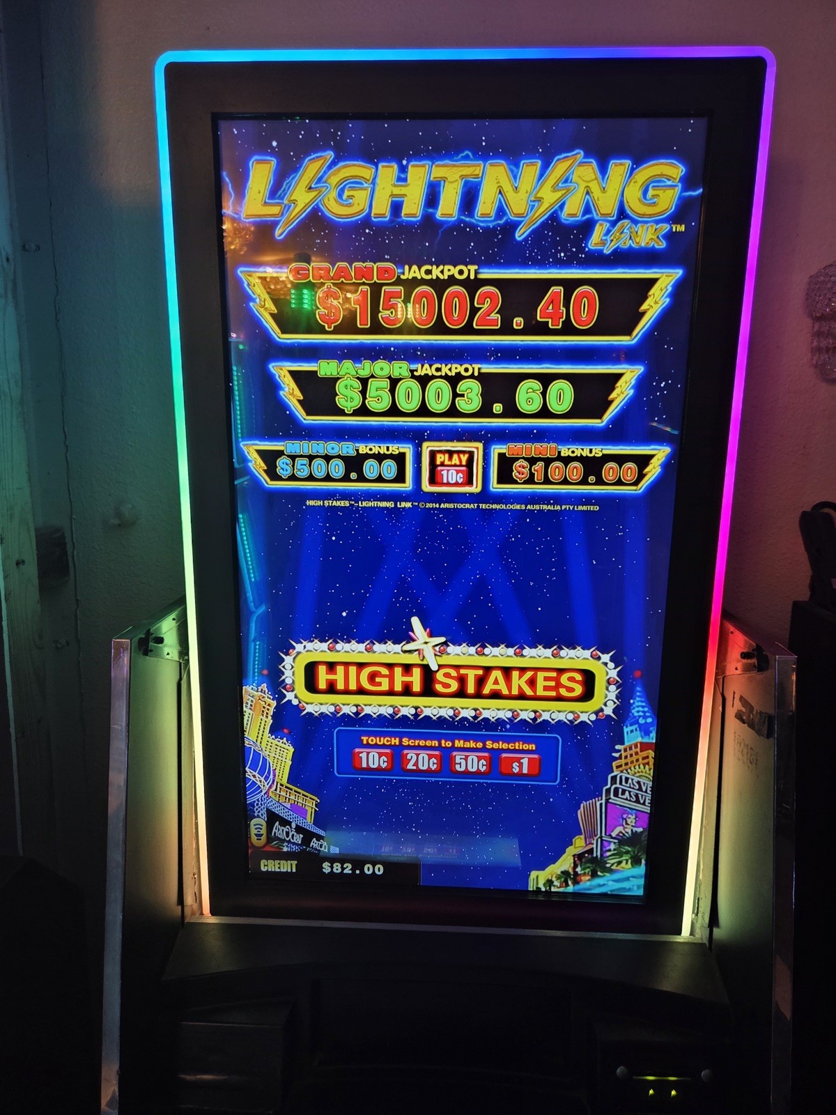 China Version High Stake Lighting Link GAME Board