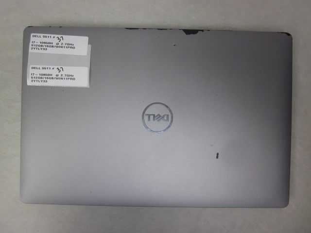 Dell Latitude 5511 I7-10850H @ 2.7GHz 512GB 16GB WIN11PRO NVIDIA MX250 #37